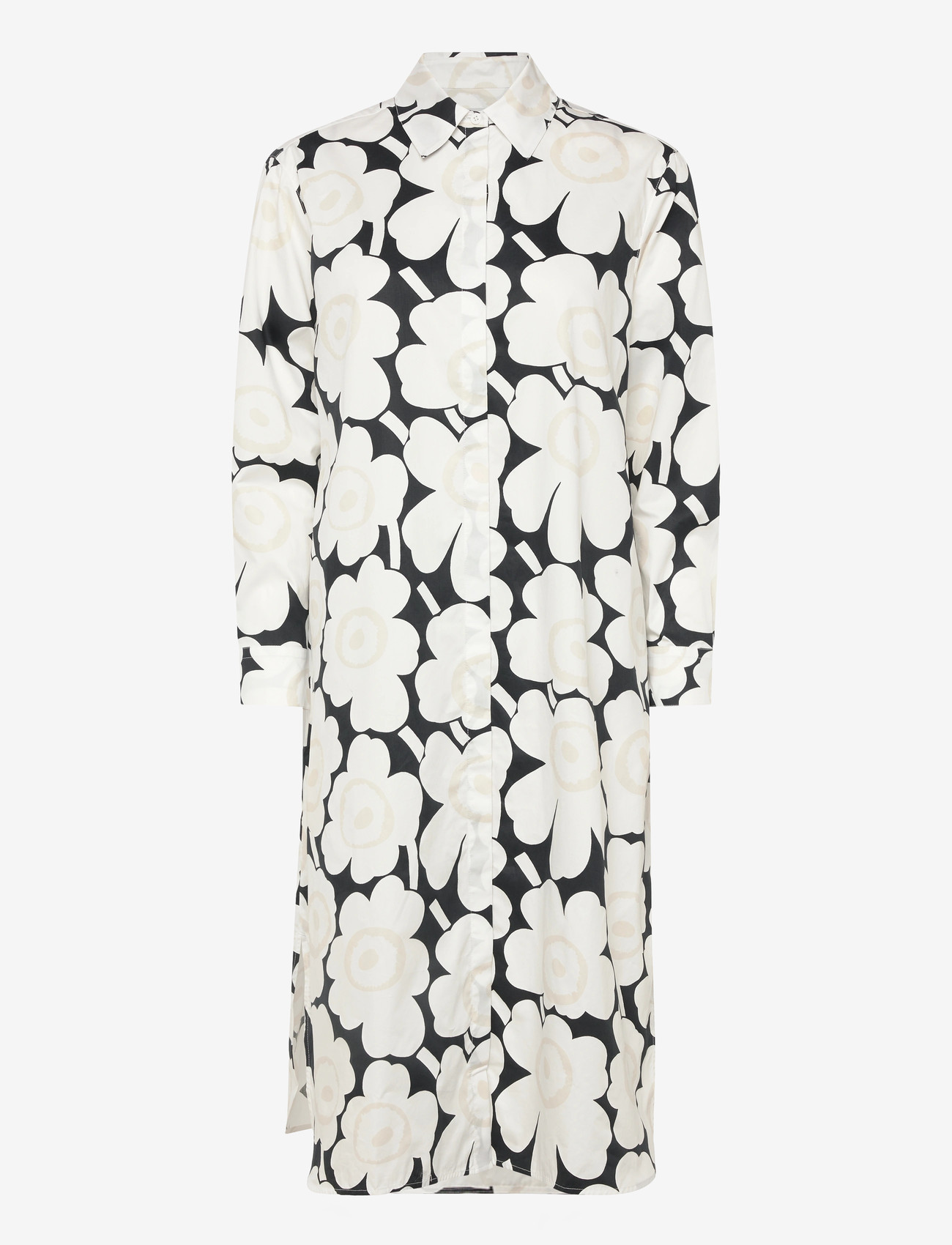 Marimekko - RUNOELMA UNIKKO - shirt dresses - white, black, light grey - 1
