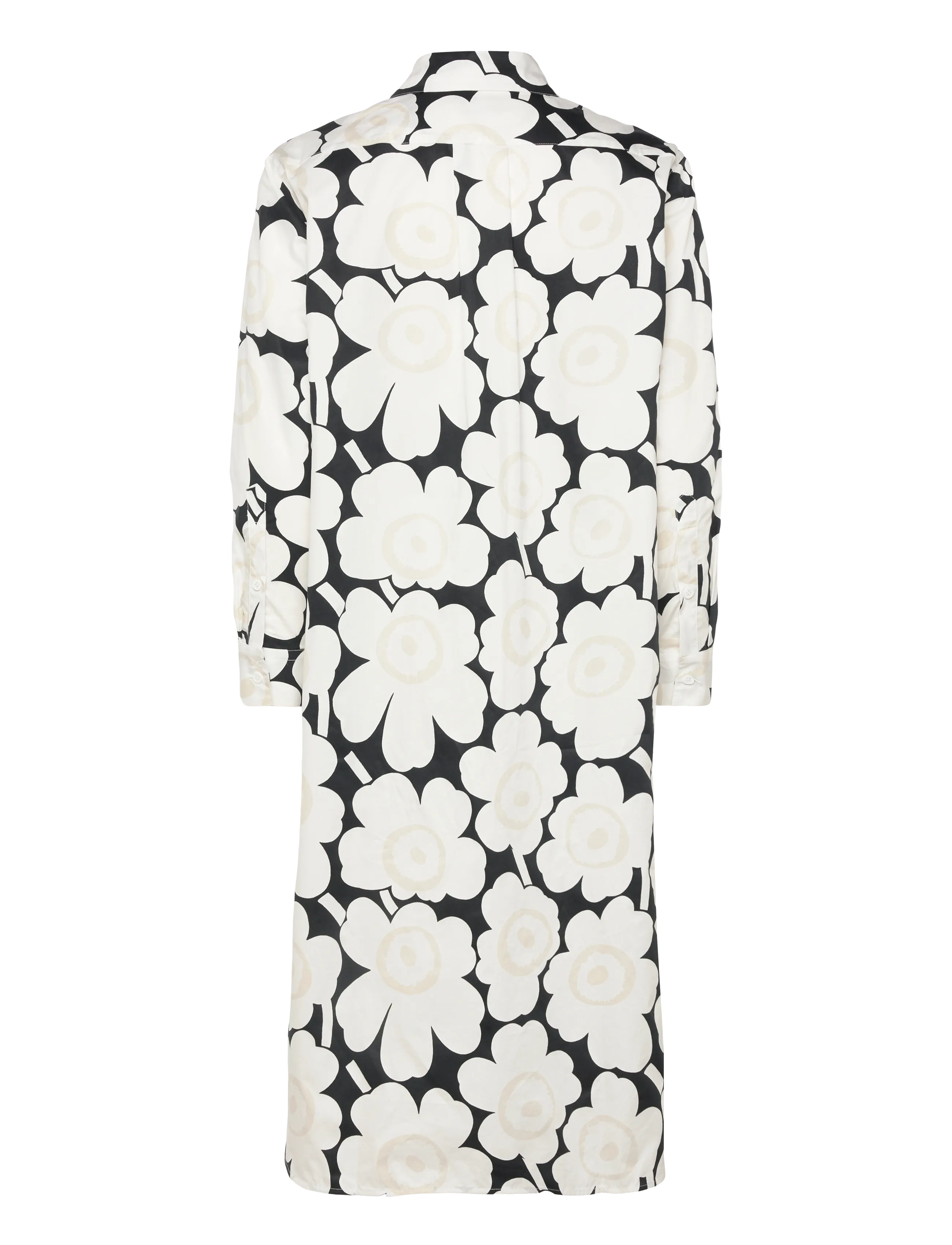 Marimekko - RUNOELMA UNIKKO - hemdkleider - white, black, light grey - 2