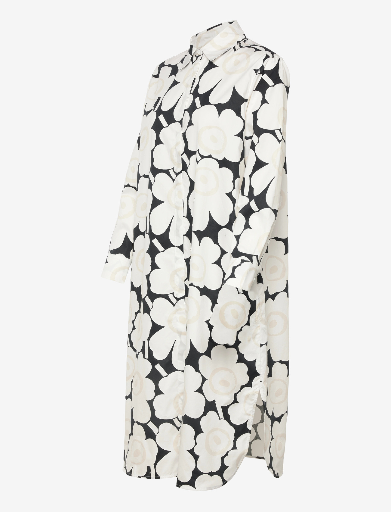 Marimekko - RUNOELMA UNIKKO - shirt dresses - white, black, light grey - 4