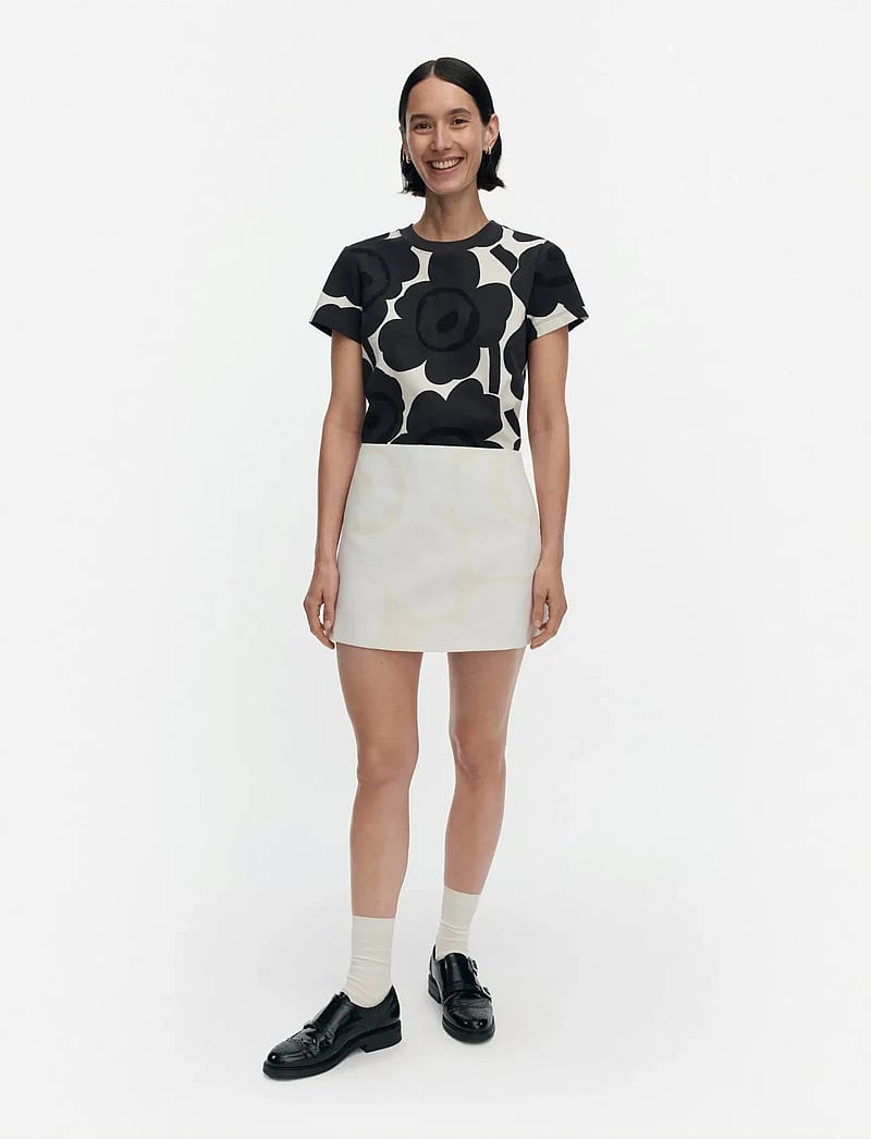 Marimekko - KIRJASTO UNIKKO - kurze röcke - white, light grey - 0