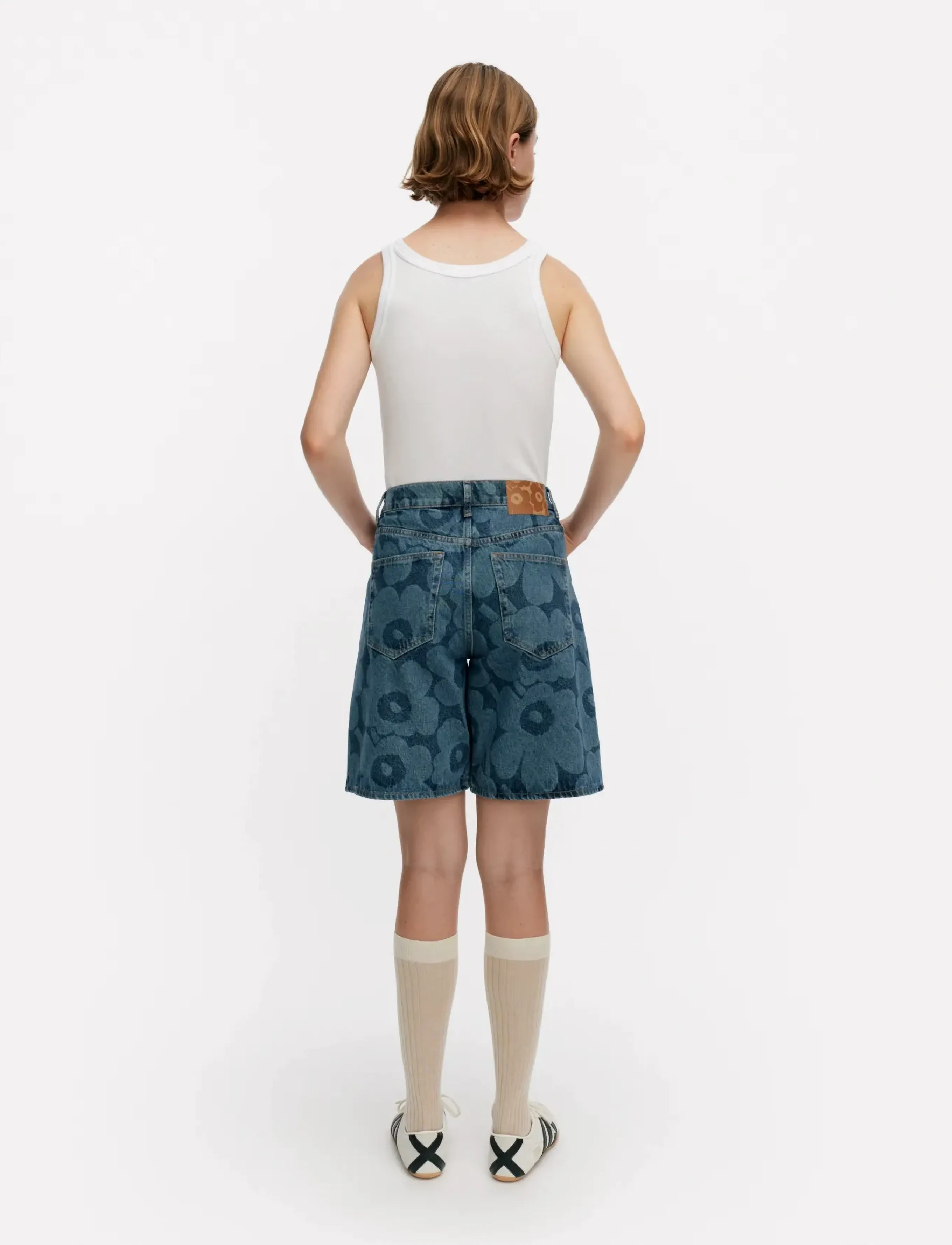 Marimekko - MARIDENIM MARSSI UNIKKO - jeansshorts - mid indigo - 3