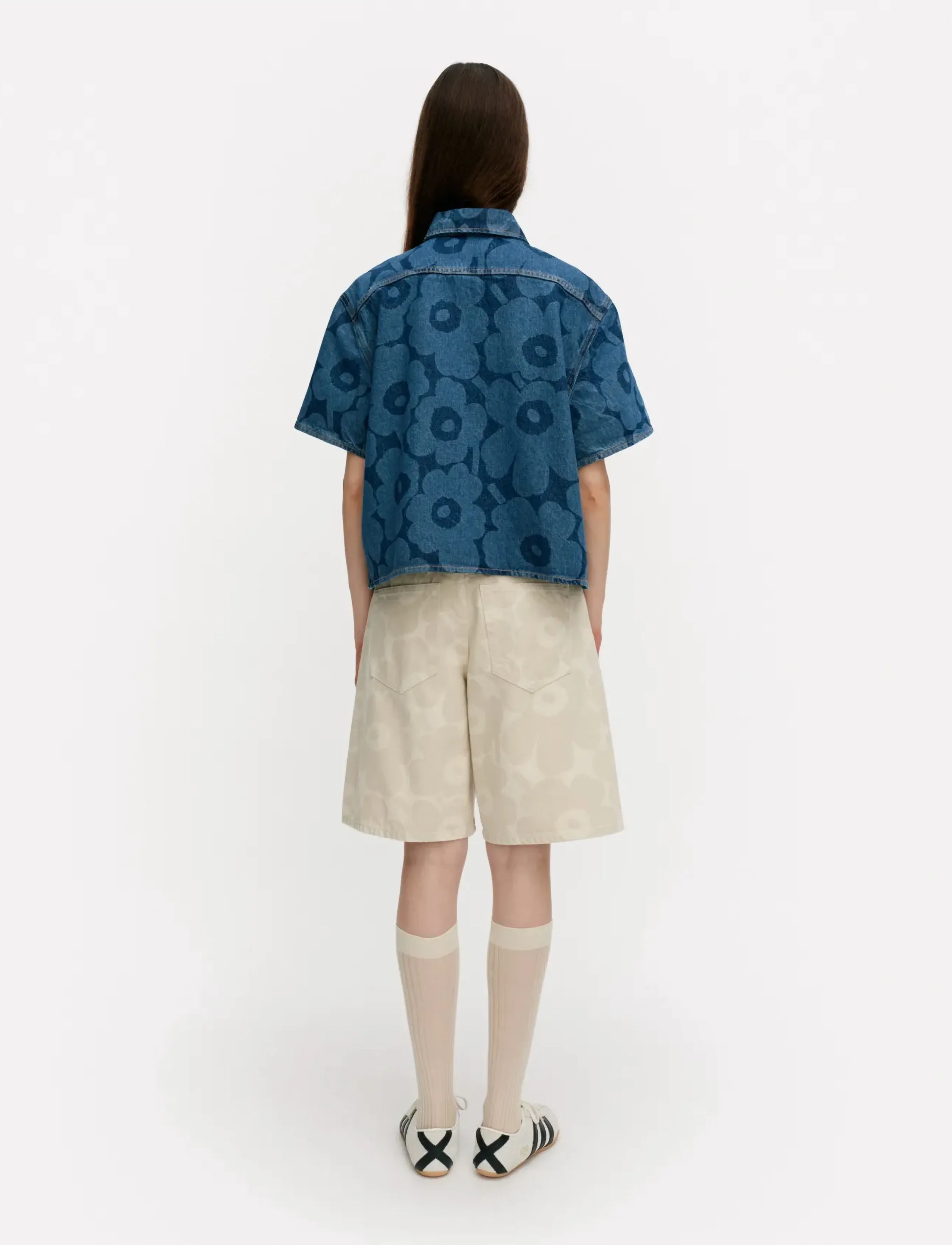 Marimekko - MARIDENIM KUVATA UNIKKO - denim shirts - mid indigo - 3