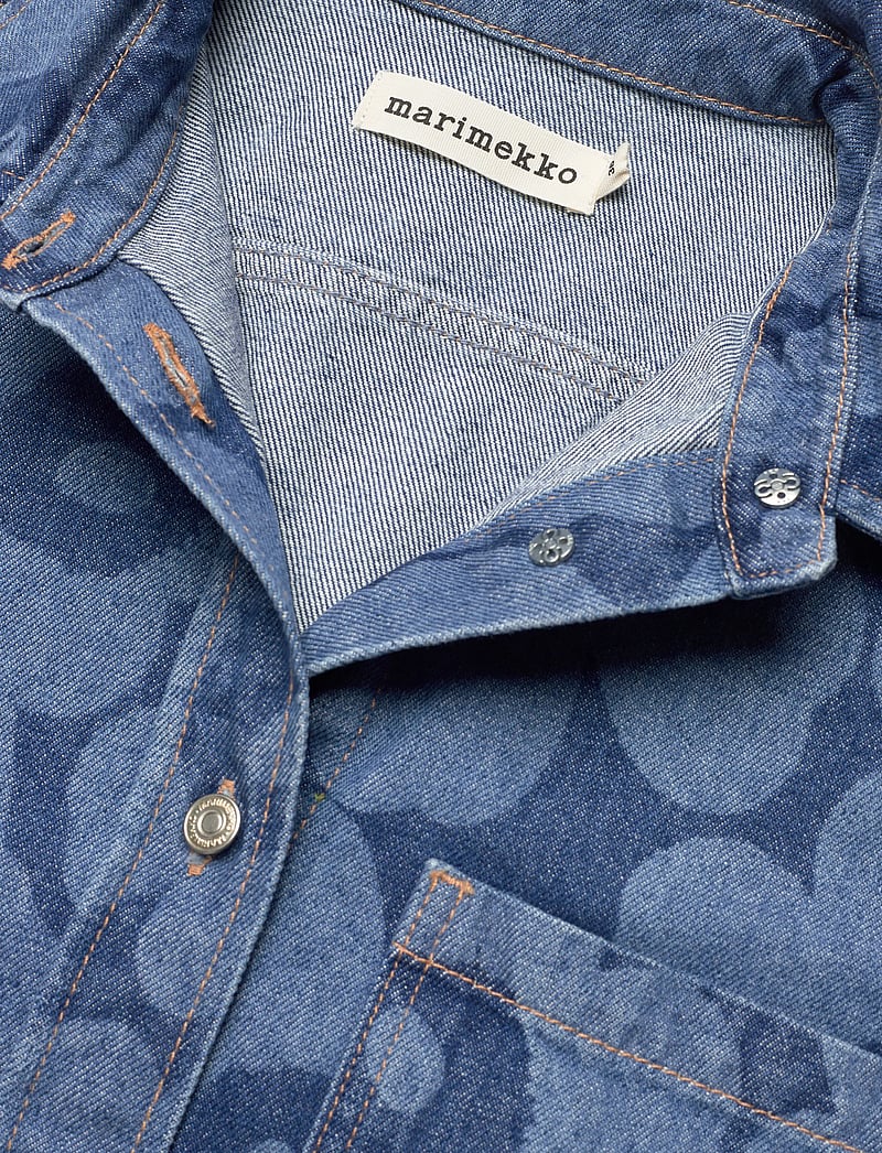 Marimekko - MARIDENIM KUVATA UNIKKO - jeanshemden - mid indigo - 5