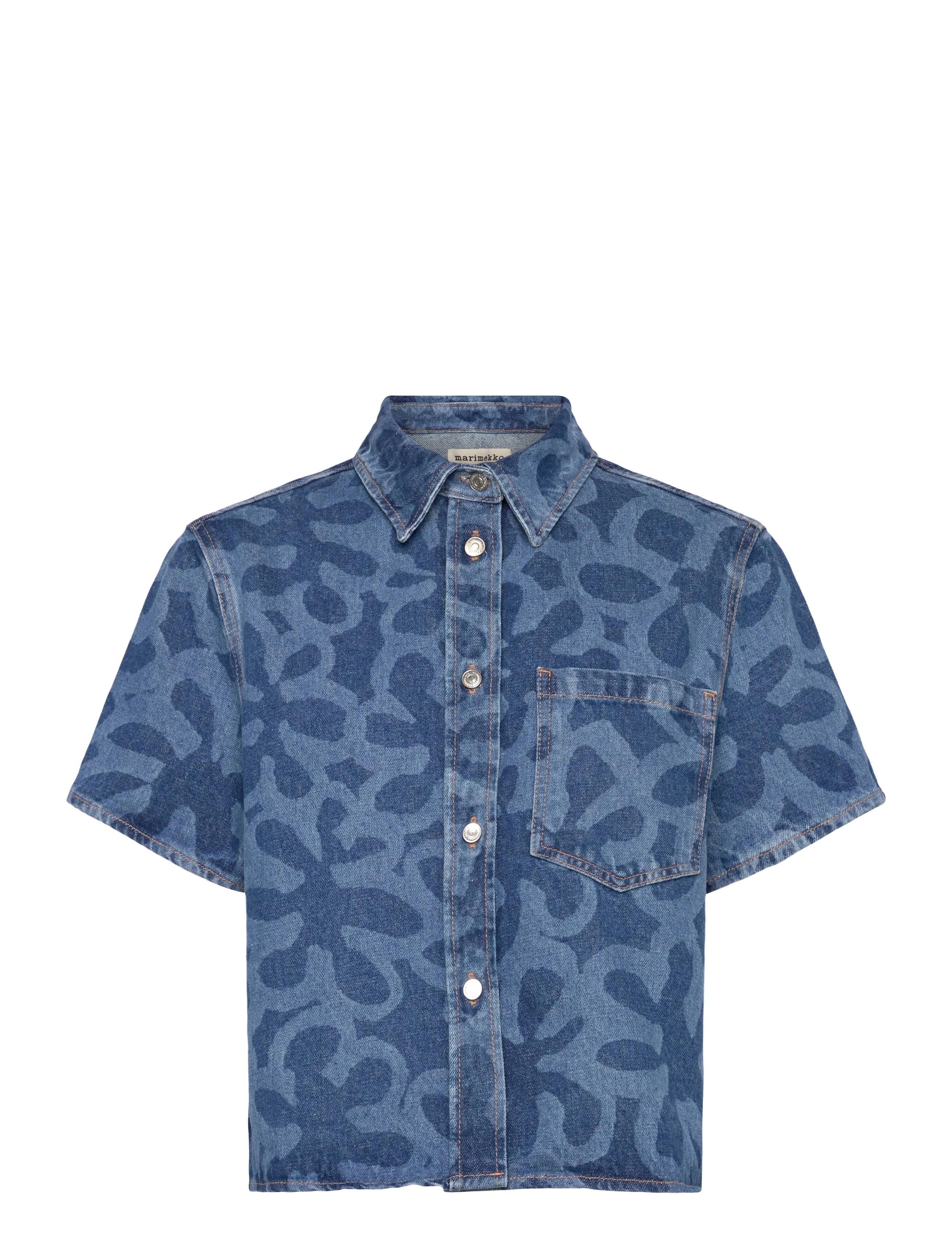 Marimekko MARIDENIM KUVATA KUKKA - Disainerikaubad - USED INDIGO / blue