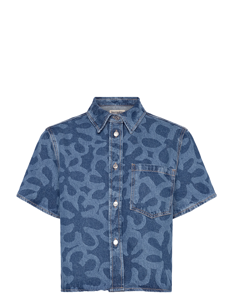 Marimekko - MARIDENIM KUVATA KUKKA - jeanshemden - used indigo - 1