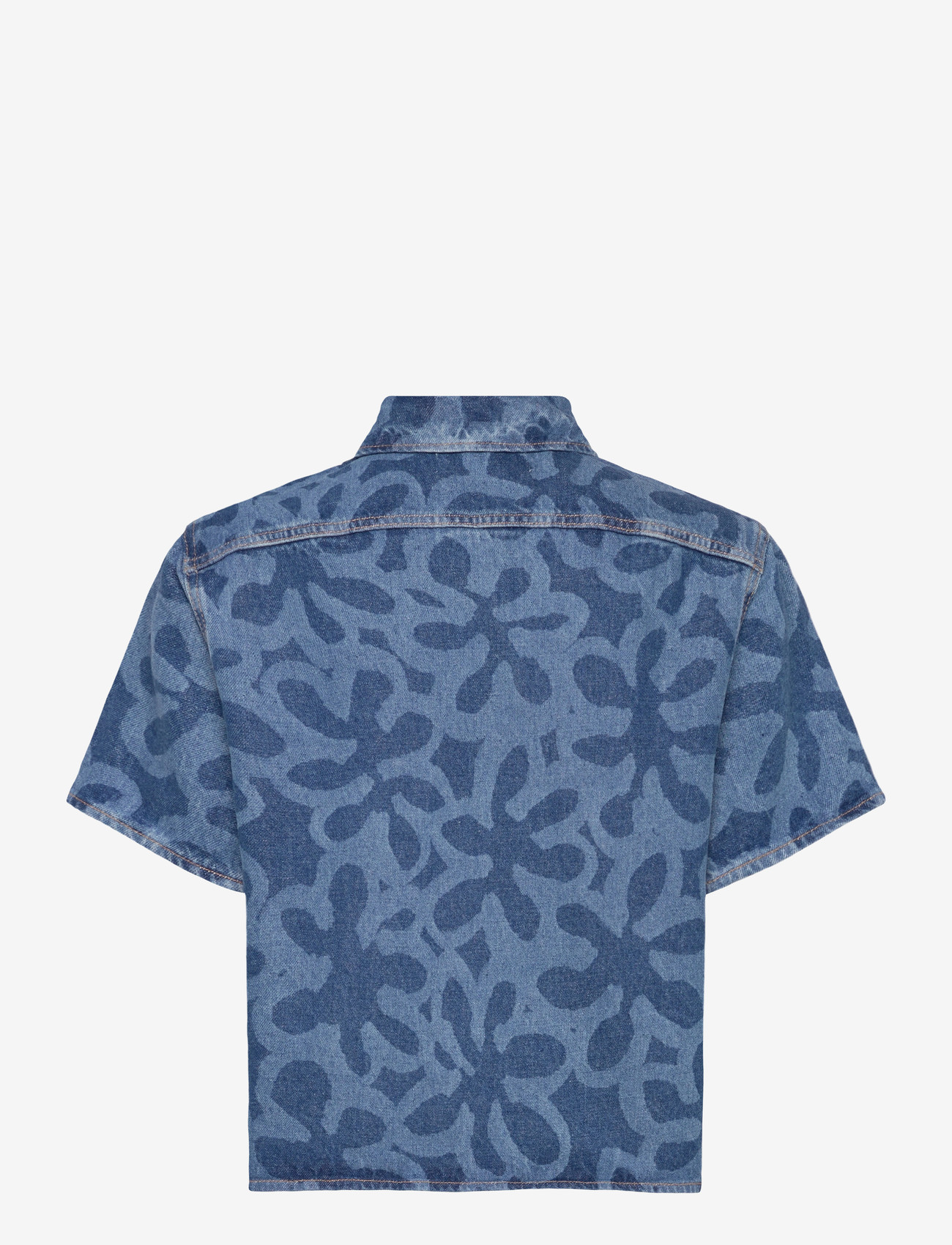 Marimekko - MARIDENIM KUVATA KUKKA - teksasärgid - used indigo - 2