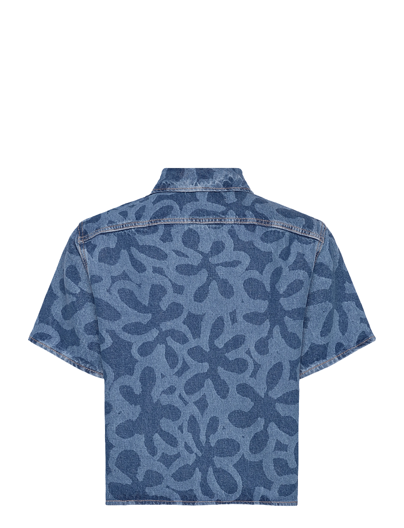 Marimekko - MARIDENIM KUVATA KUKKA - teksasärgid - used indigo - 2