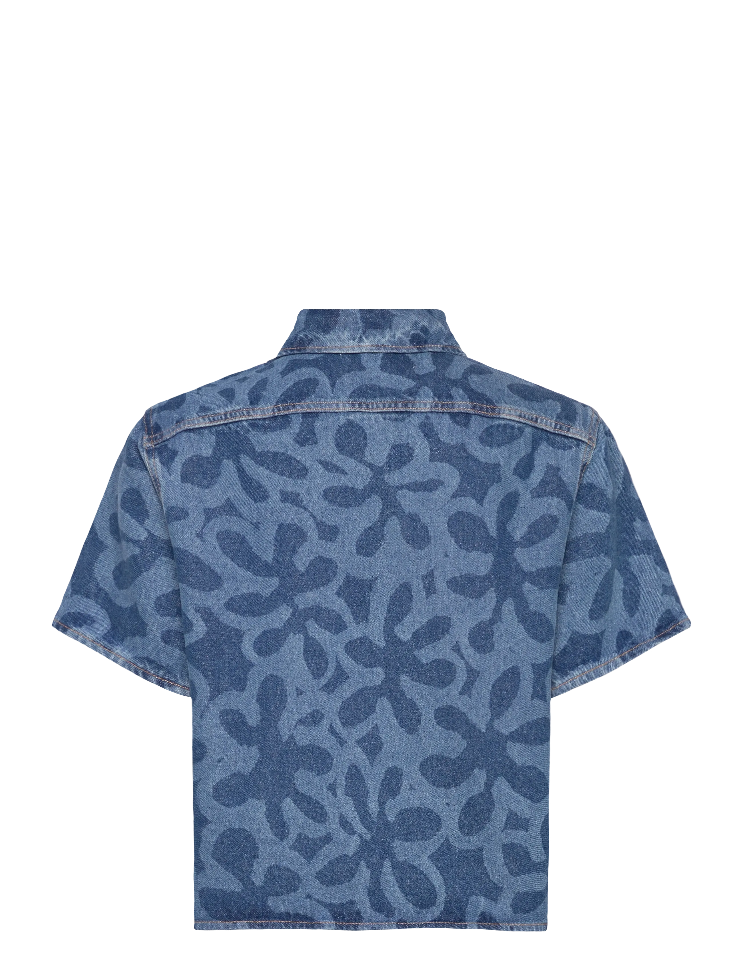 Marimekko - MARIDENIM KUVATA KUKKA - denim shirts - used indigo - 2