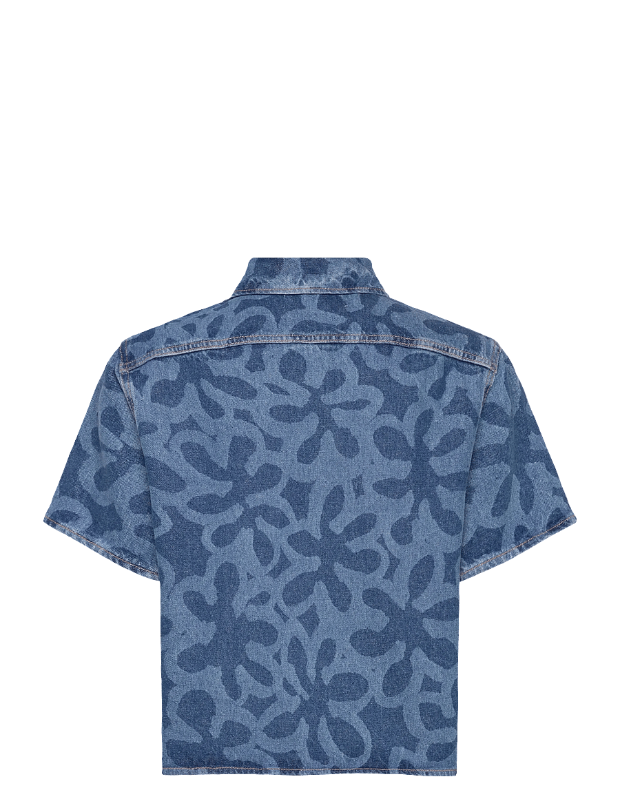 Marimekko - MARIDENIM KUVATA KUKKA - jeanshemden - used indigo - 2