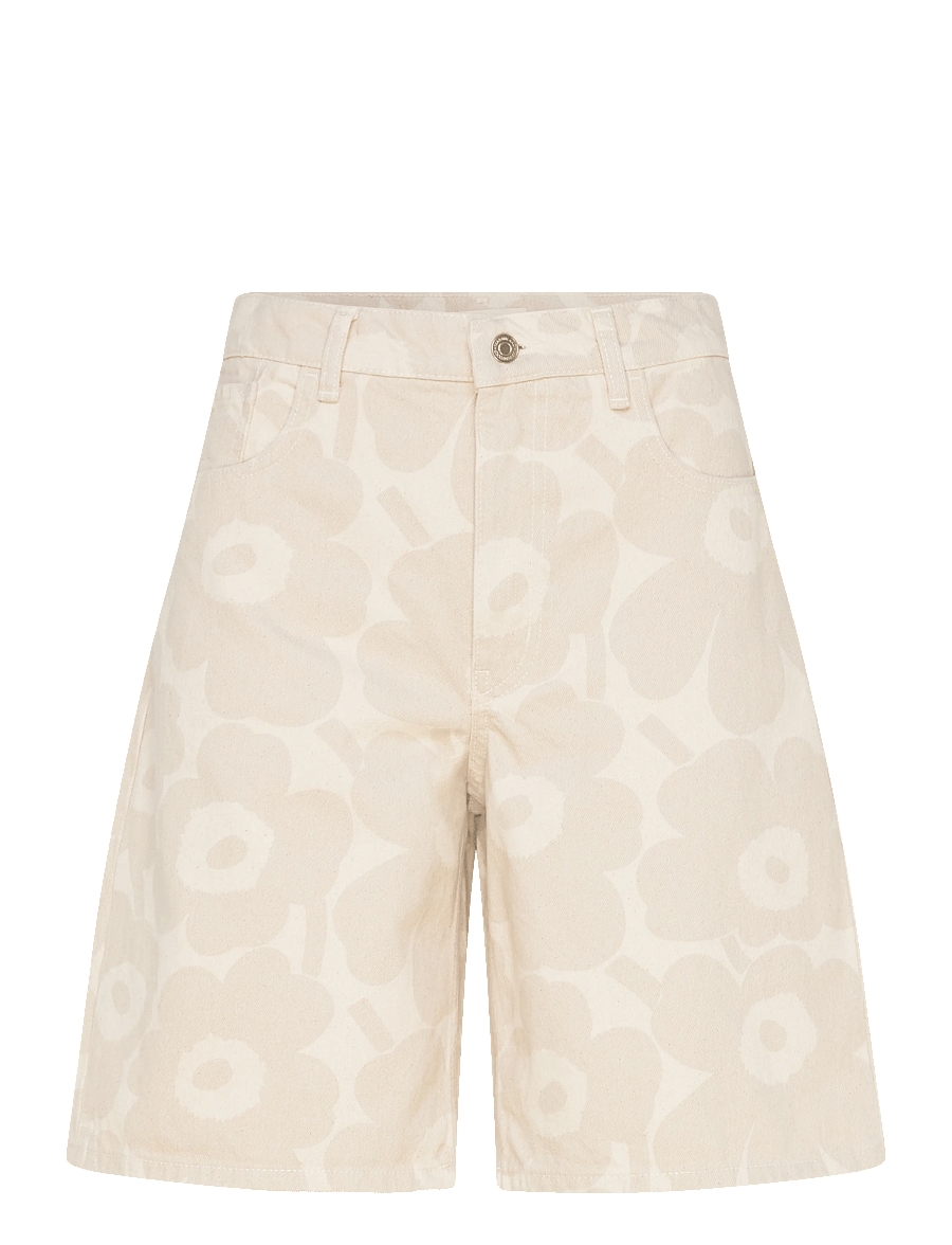 Marimekko - MARIDENIM MARSSI UNIKKO - jeansshorts - natural, ecru - 1