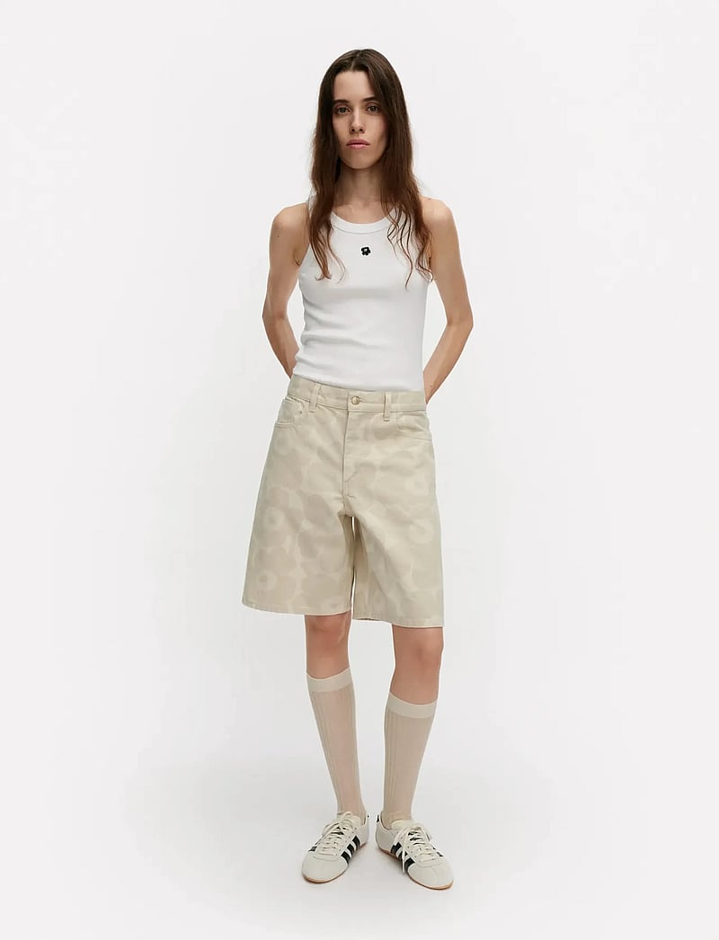 Marimekko - MARIDENIM MARSSI UNIKKO - jorts - natural, ecru - 0