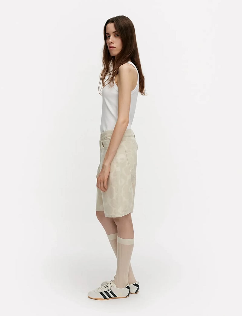 Marimekko - MARIDENIM MARSSI UNIKKO - jorts - natural, ecru - 4