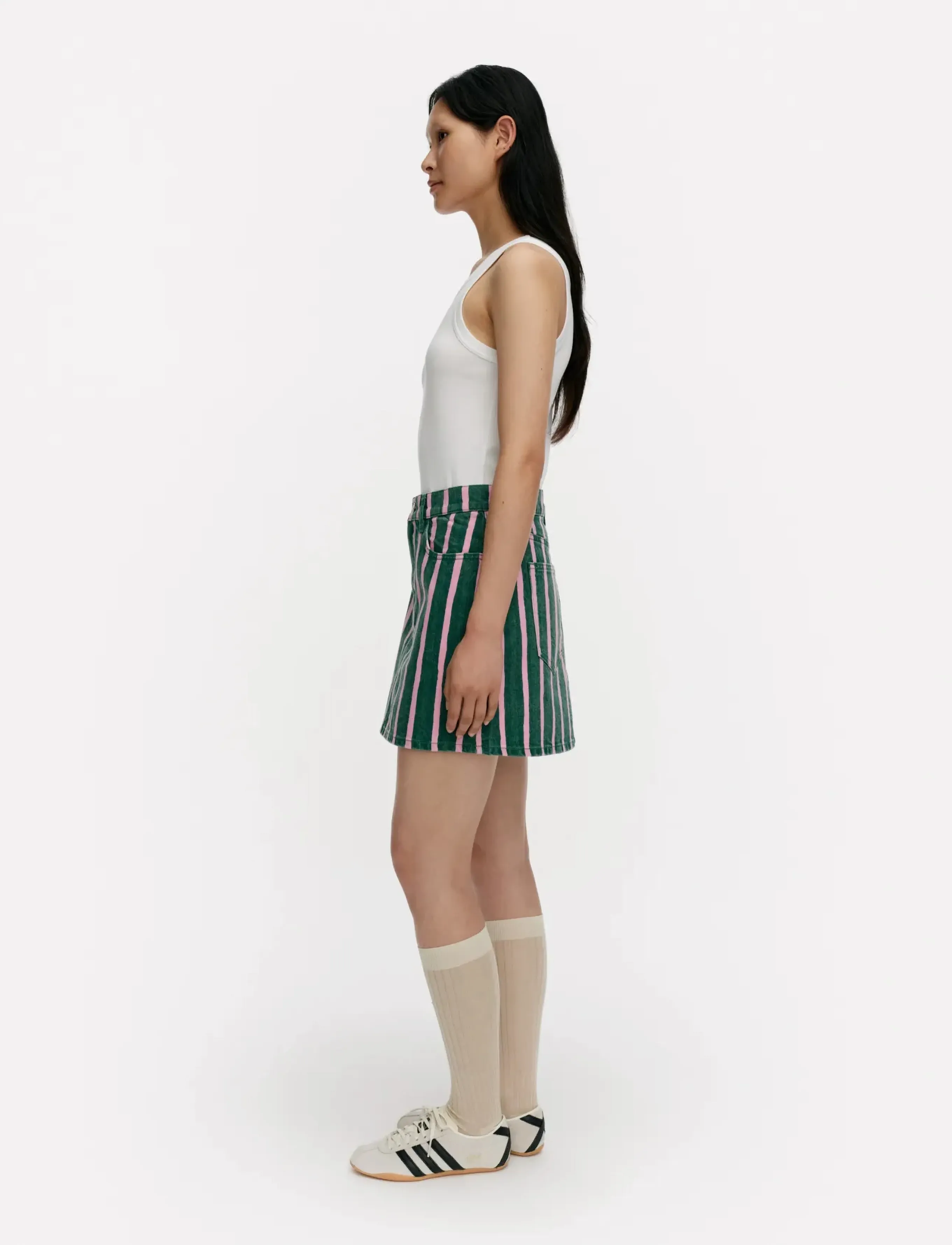 Marimekko - RUUDUT PICCOLO - short skirts - green, pink - 4