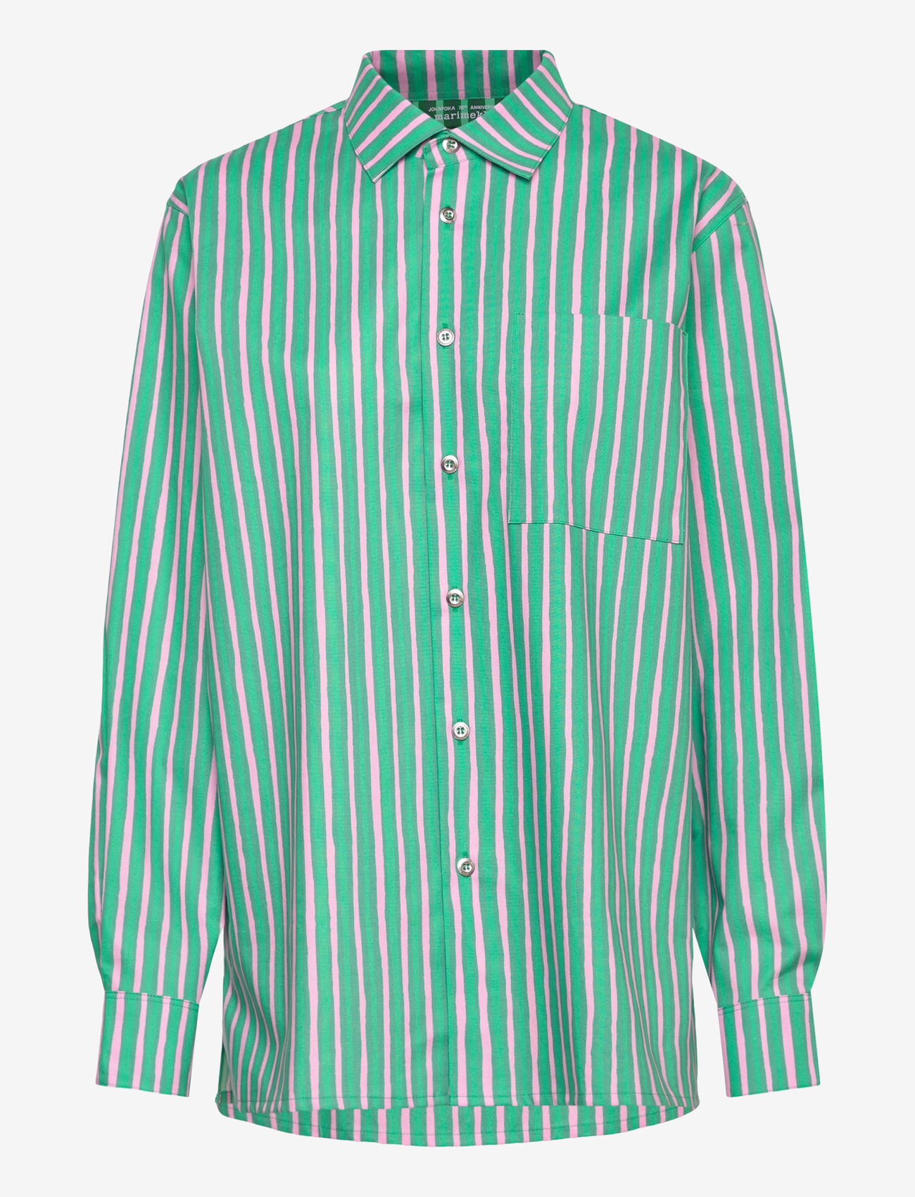 Marimekko - JOKAPOIKA 2026 - denimskjorter - green, pink - 1