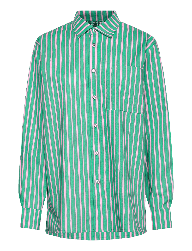 Marimekko - JOKAPOIKA 2026 - denimskjorter - green, pink - 1