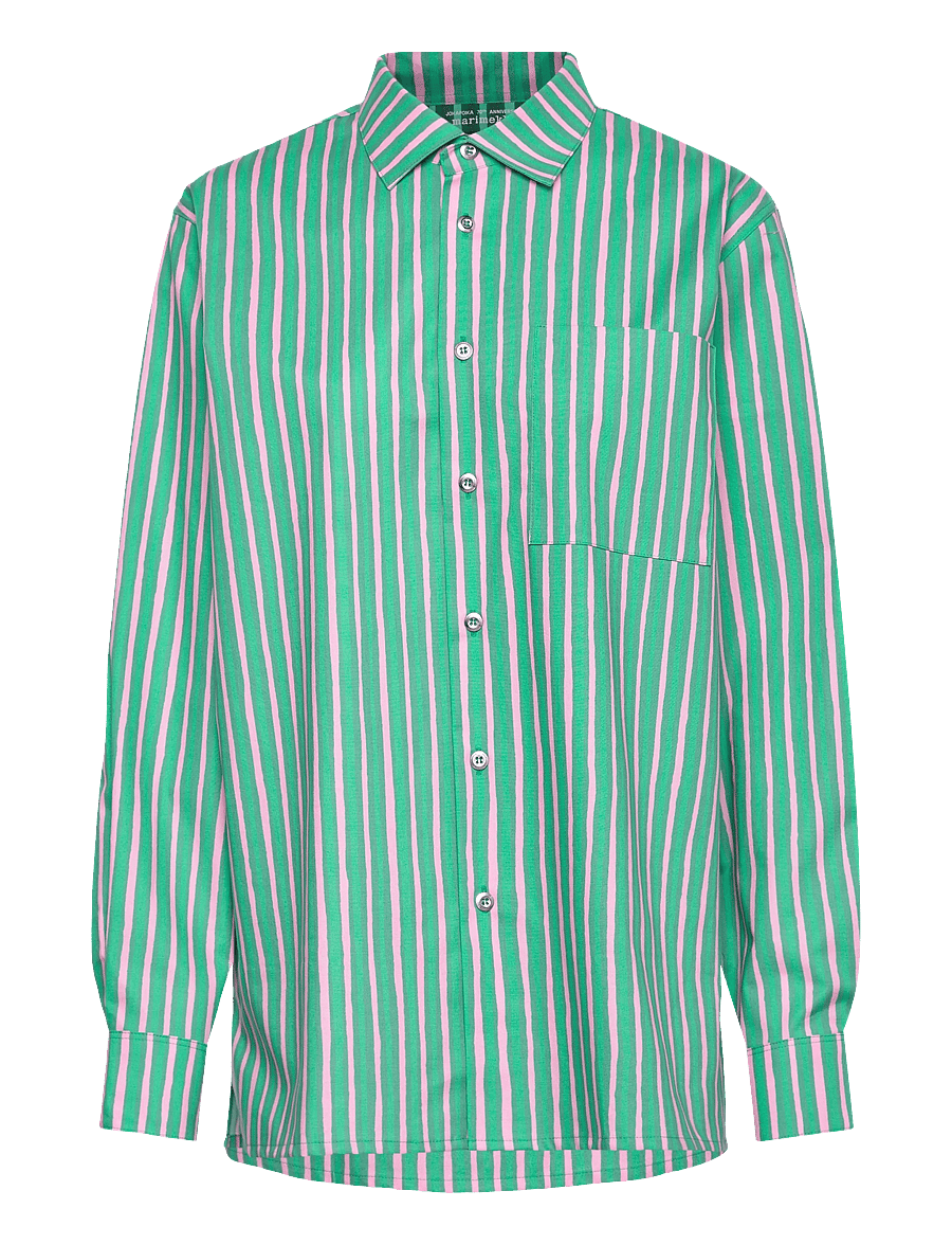 Marimekko - JOKAPOIKA 2026 - langärmlige hemden - green, pink - 1