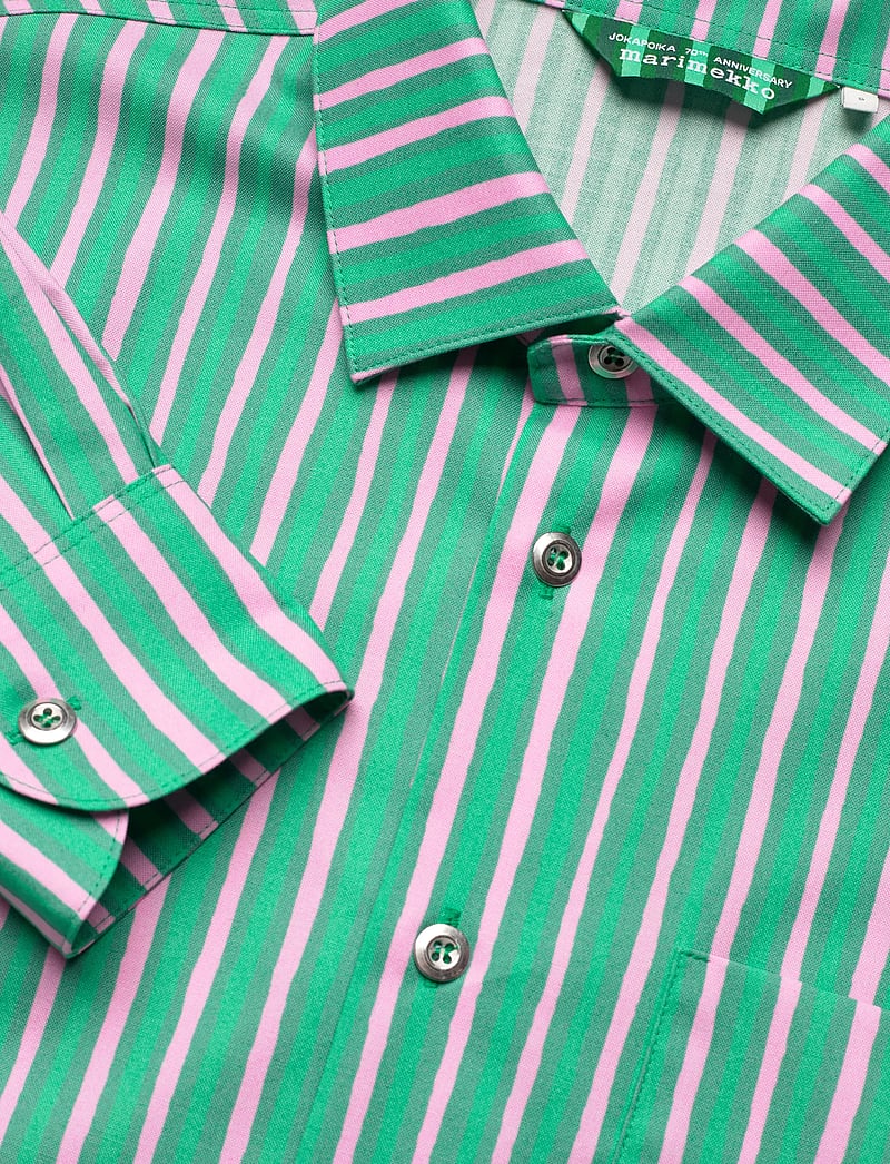 Marimekko - JOKAPOIKA 2026 - denimskjorter - green, pink - 5