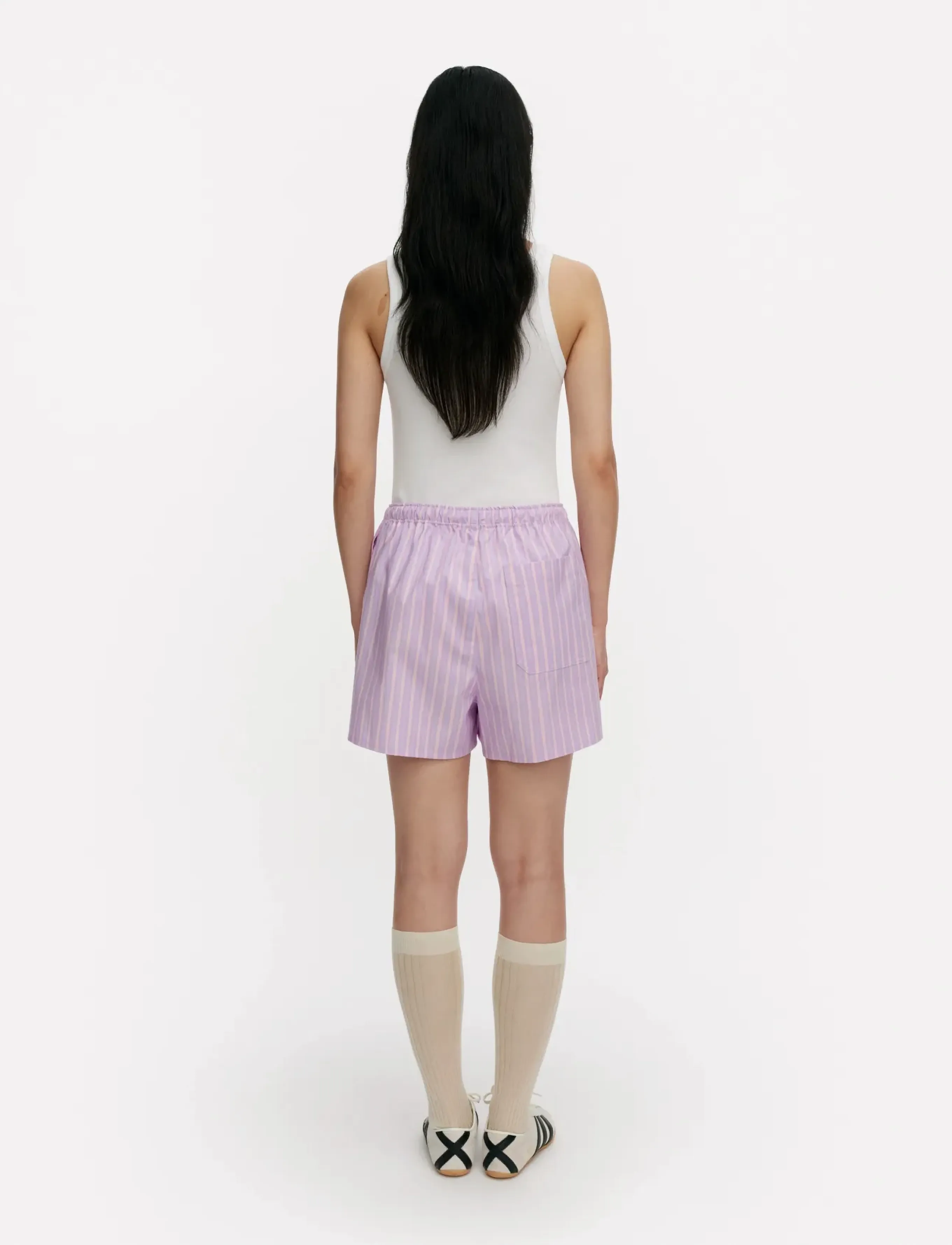 Marimekko - DIAGONAALI PICCOLO - casual shorts - l.lilac, l.pink - 3