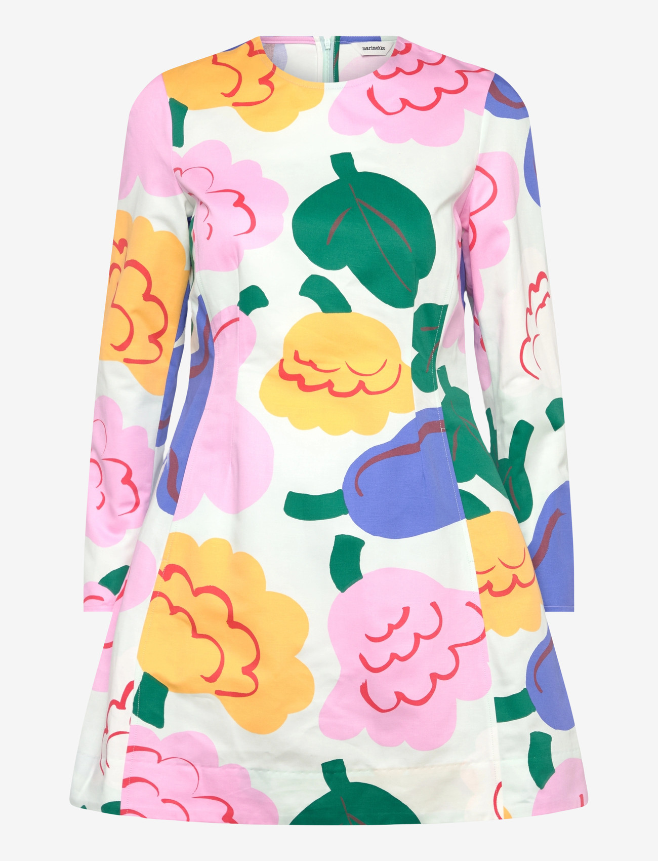 Marimekko - ILOINEN KUKASTA KUKKAAN - kurze kleider - light green, green, blue - 1