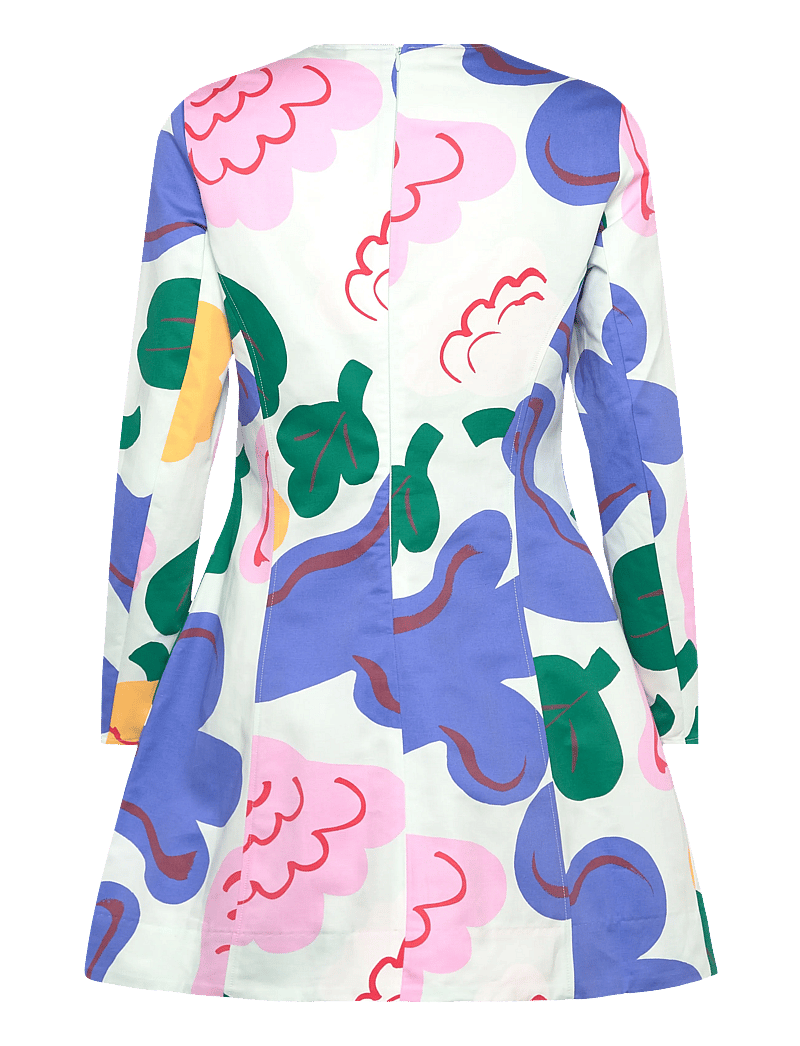 Marimekko - ILOINEN KUKASTA KUKKAAN - kurze kleider - light green, green, blue - 2