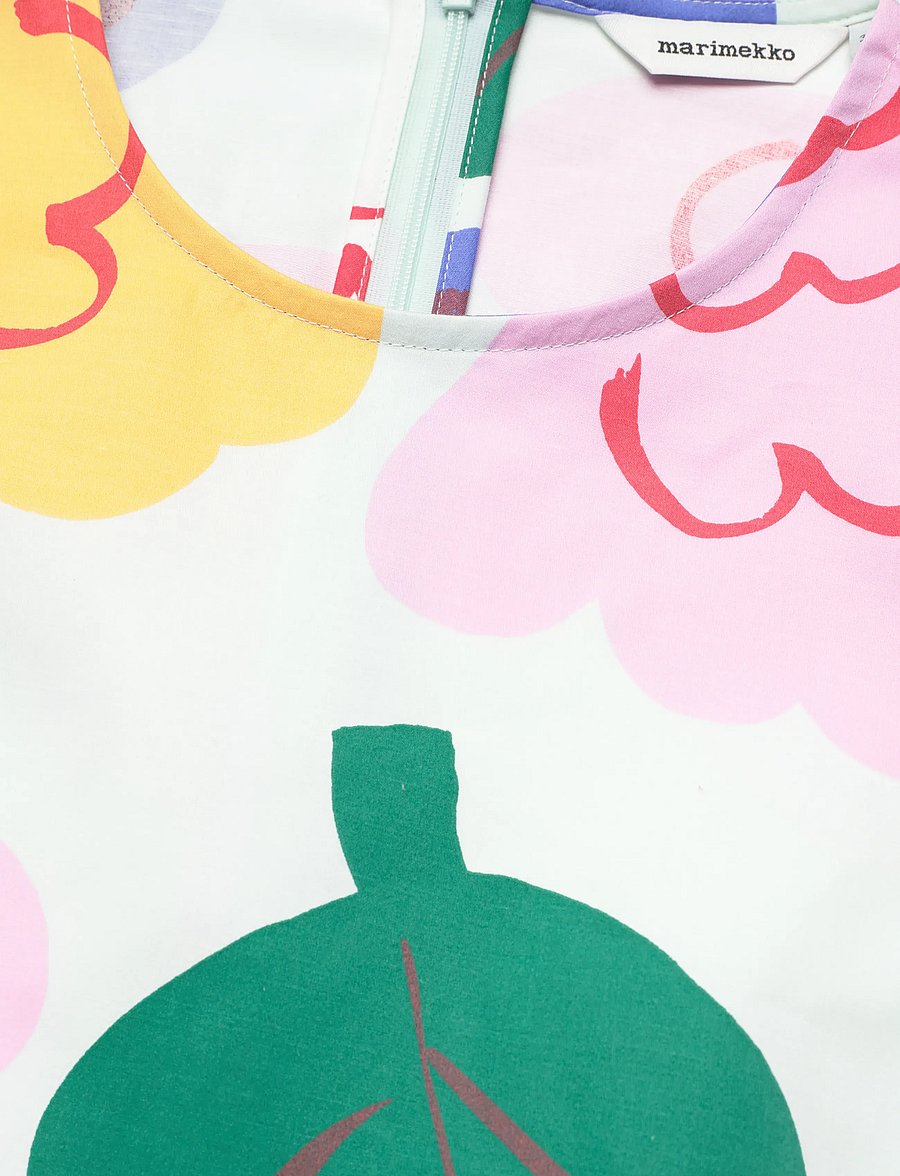 Marimekko - ILOINEN KUKASTA KUKKAAN - korta klänningar - light green, green, blue - 5