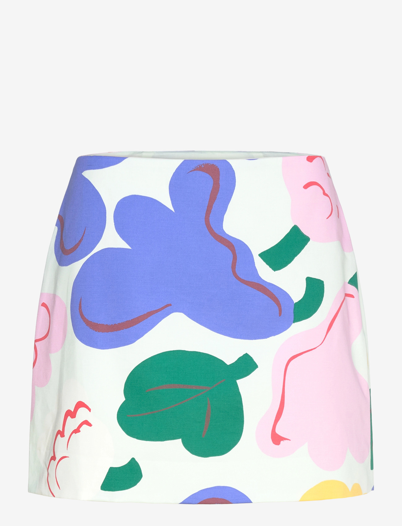 Marimekko - ILOITA KUKASTA KUKKAAN - kurze röcke - light green, green, blue - 1