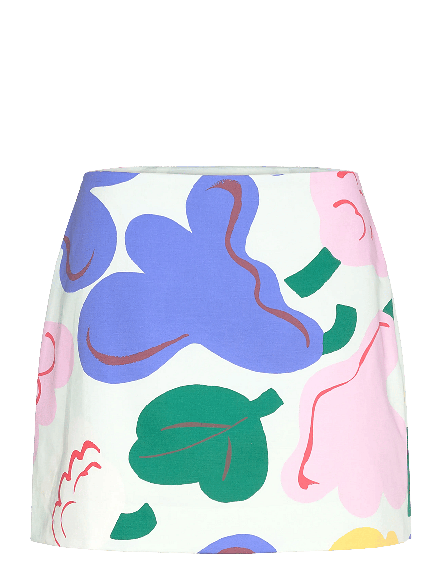 Marimekko - ILOITA KUKASTA KUKKAAN - stutt pils - light green, green, blue - 1