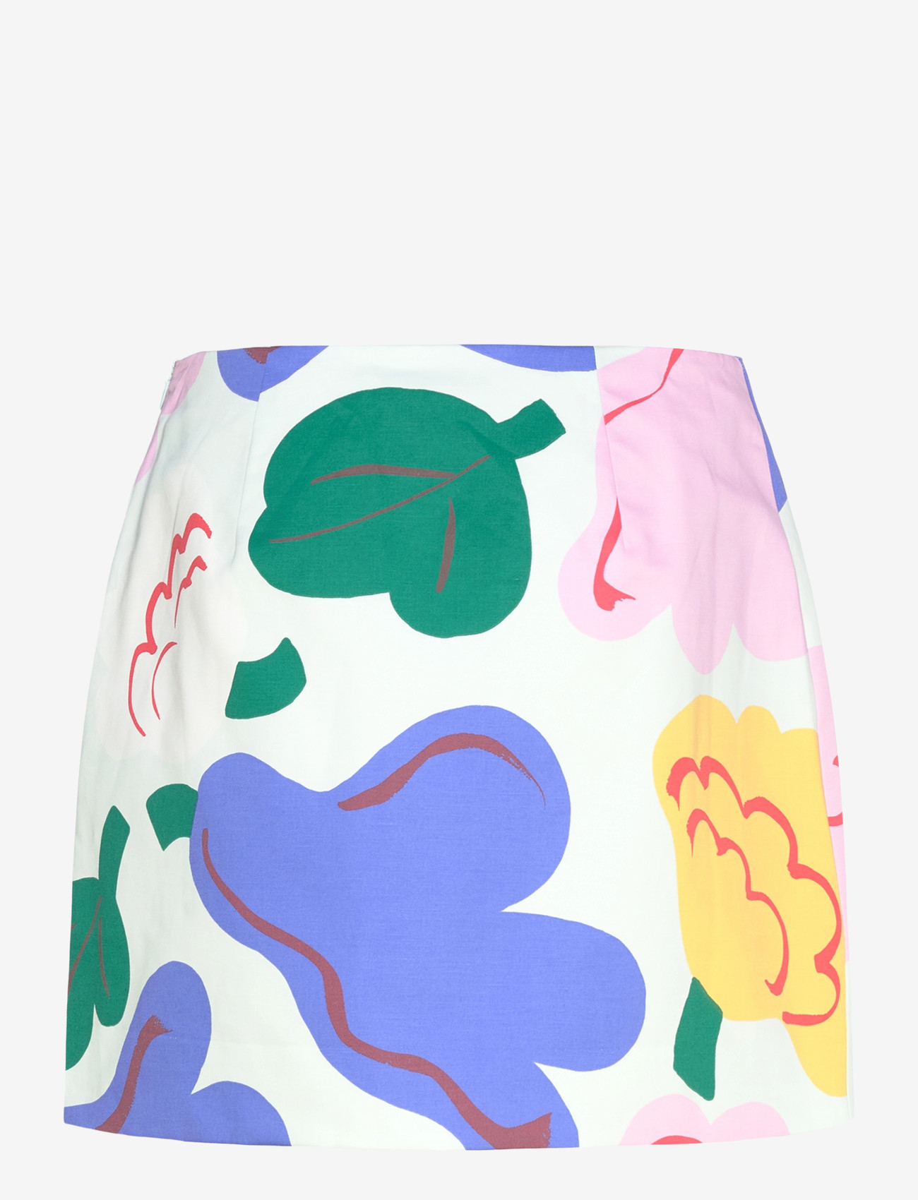 Marimekko - ILOITA KUKASTA KUKKAAN - kurze röcke - light green, green, blue - 2