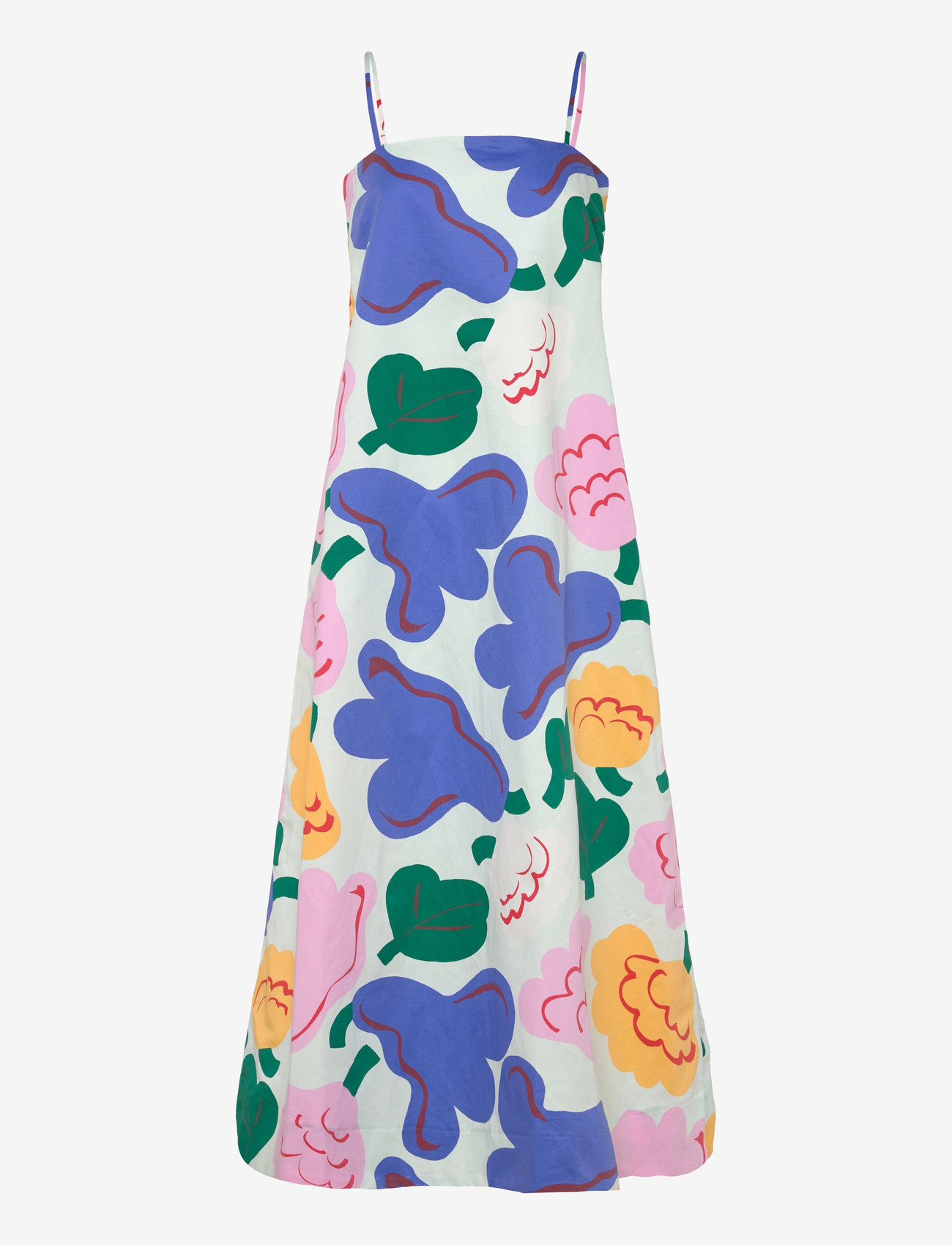 Marimekko - HUVITTAA KUKASTA KUKKAAN - maxi dresses - light green, green, blue - 1