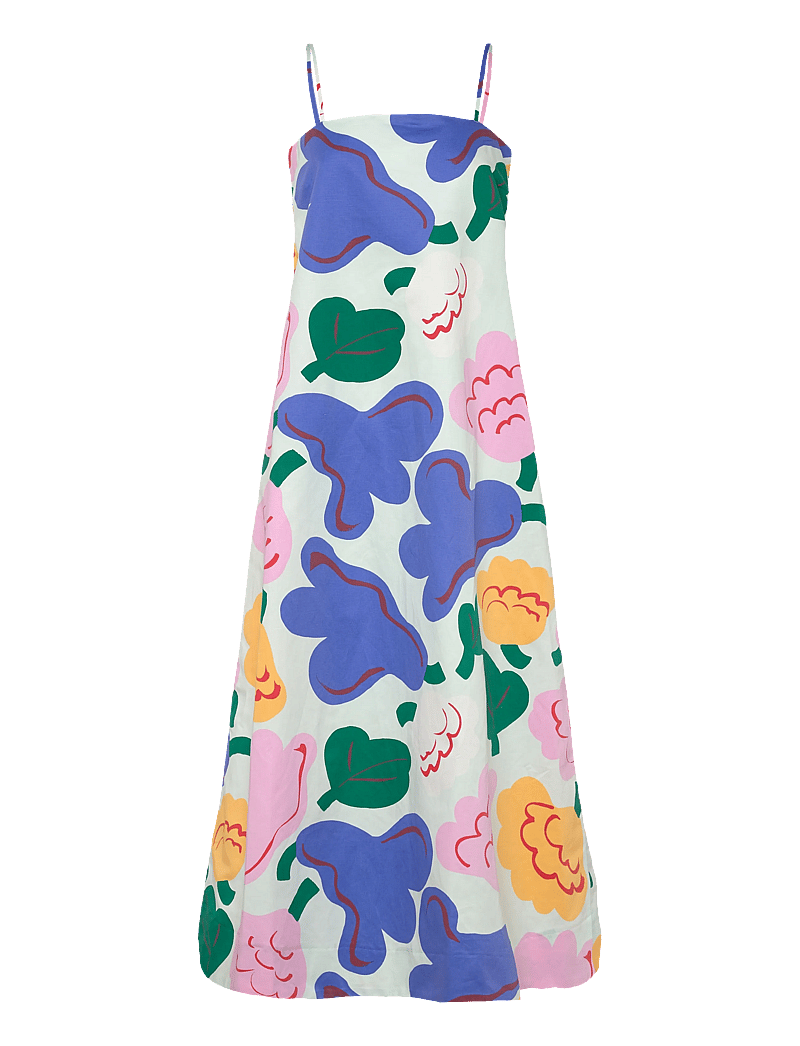 Marimekko - HUVITTAA KUKASTA KUKKAAN - maxi dresses - light green, green, blue - 1