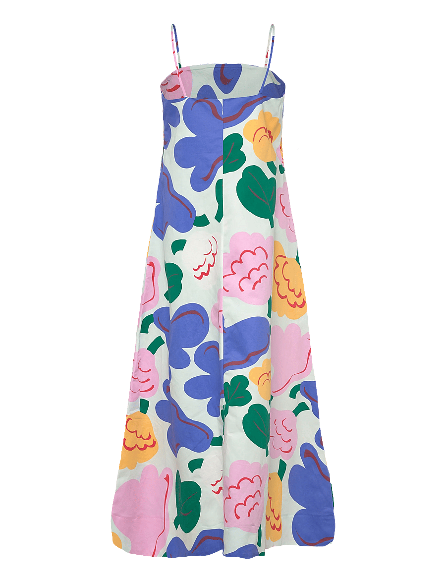 Marimekko - HUVITTAA KUKASTA KUKKAAN - maxikjoler - light green, green, blue - 2