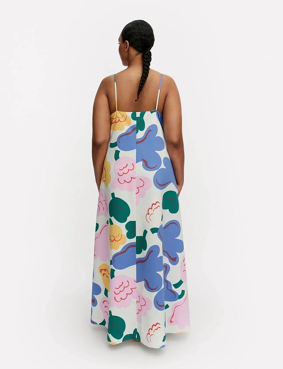 Marimekko - HUVITTAA KUKASTA KUKKAAN - maxikjoler - light green, green, blue - 3