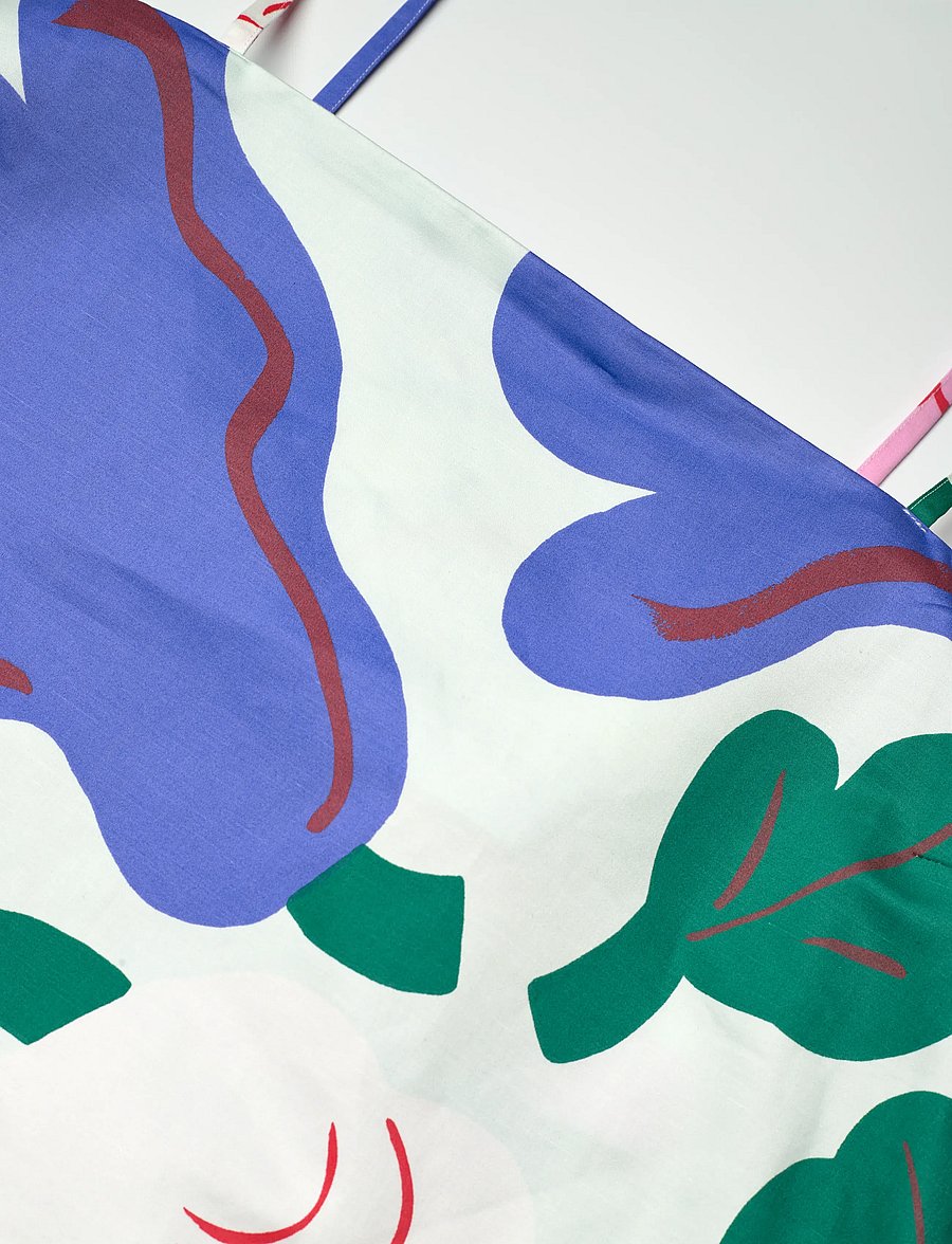 Marimekko - HUVITTAA KUKASTA KUKKAAN - maxikjoler - light green, green, blue - 5
