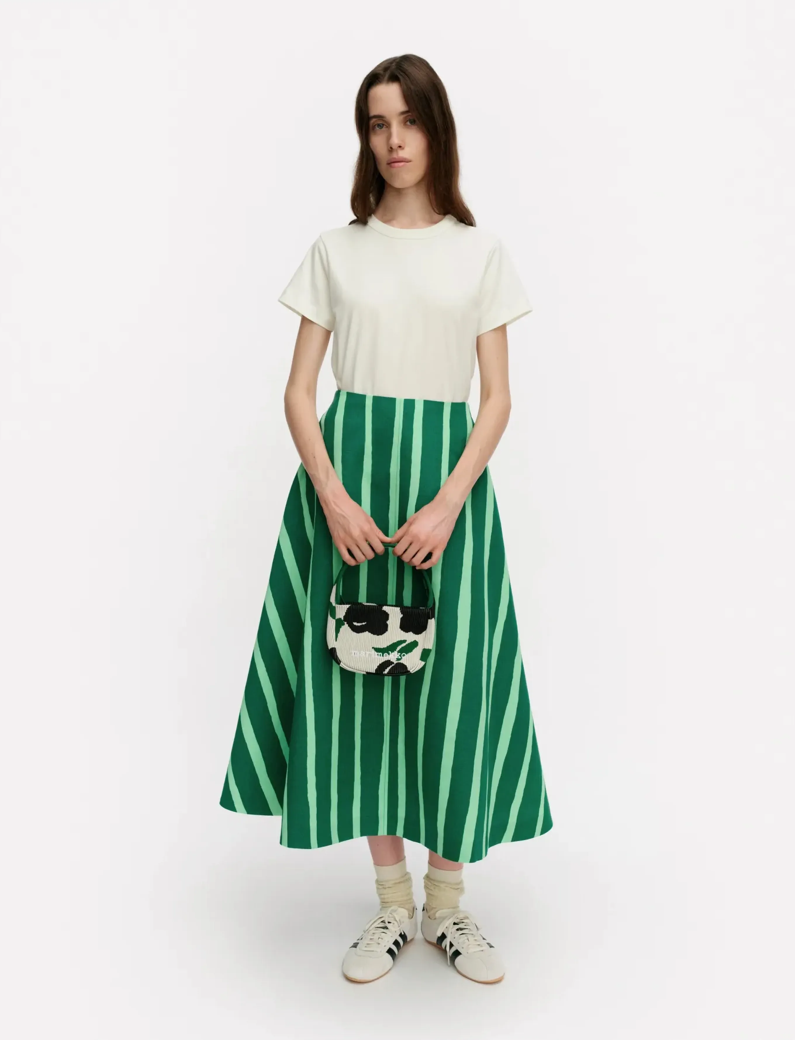 Marimekko KUKKULA PICCOLO - Maxi Röcke - GREEN, LIGHT GREEN / green