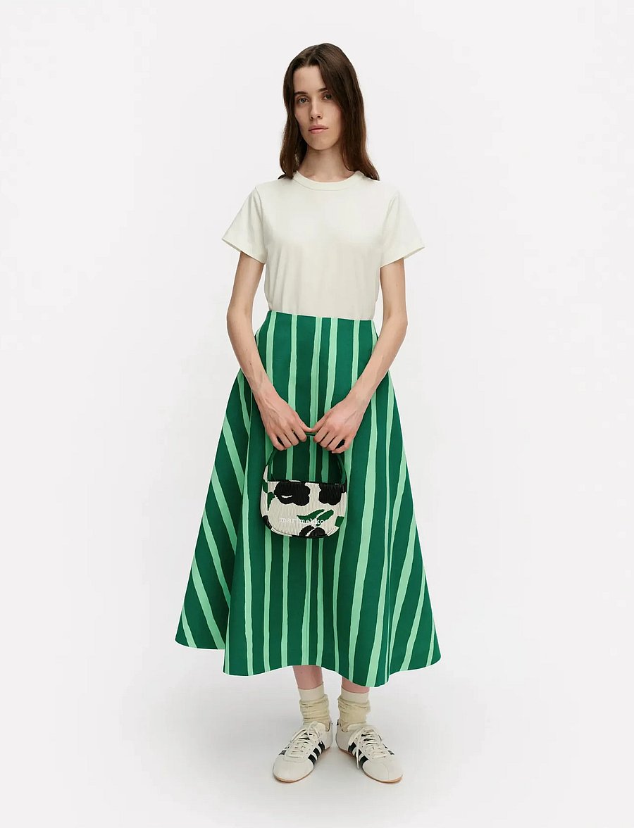 Marimekko - KUKKULA PICCOLO - maxi röcke - green, light green - 0
