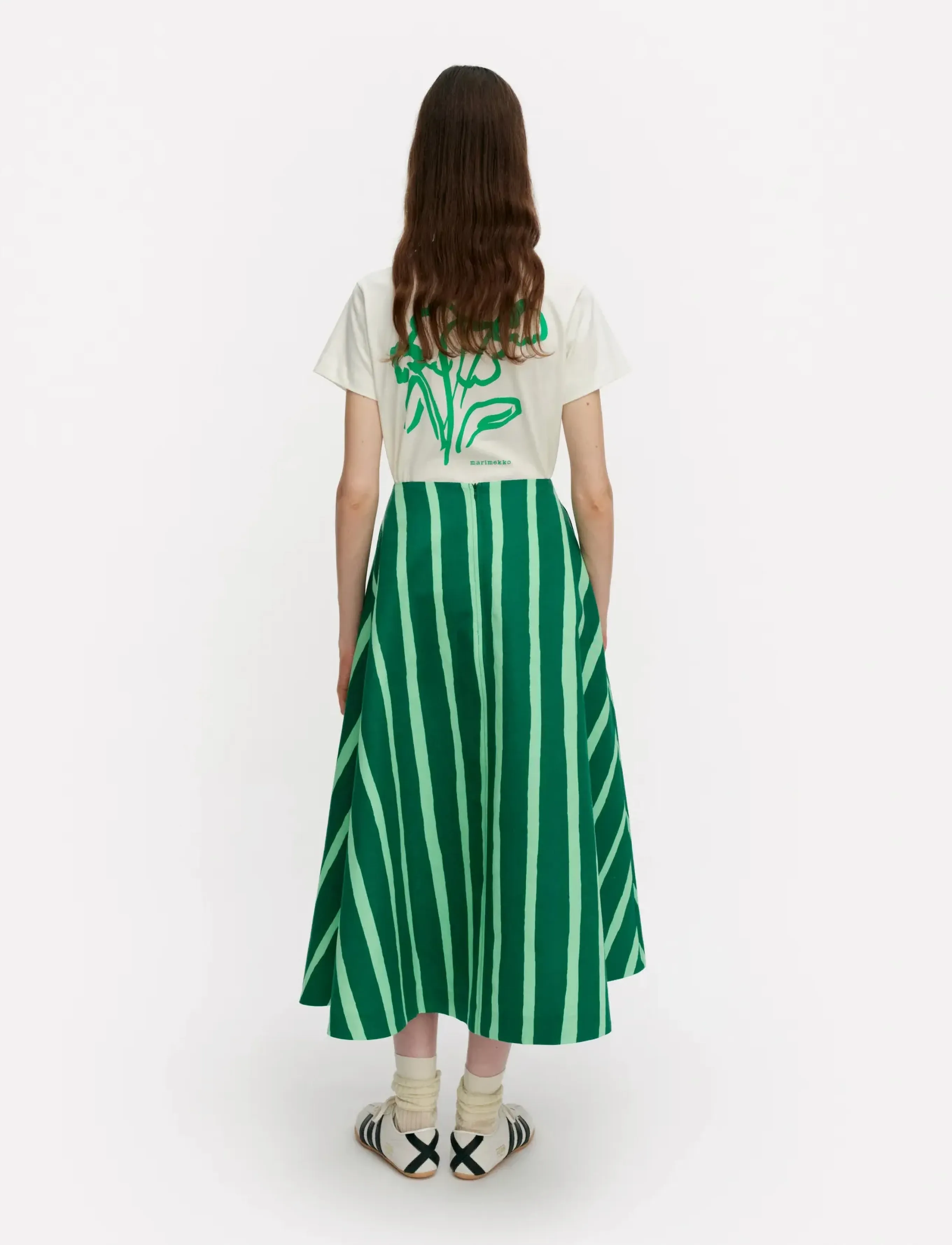Marimekko - KUKKULA PICCOLO - maxi nederdele - green, light green - 3