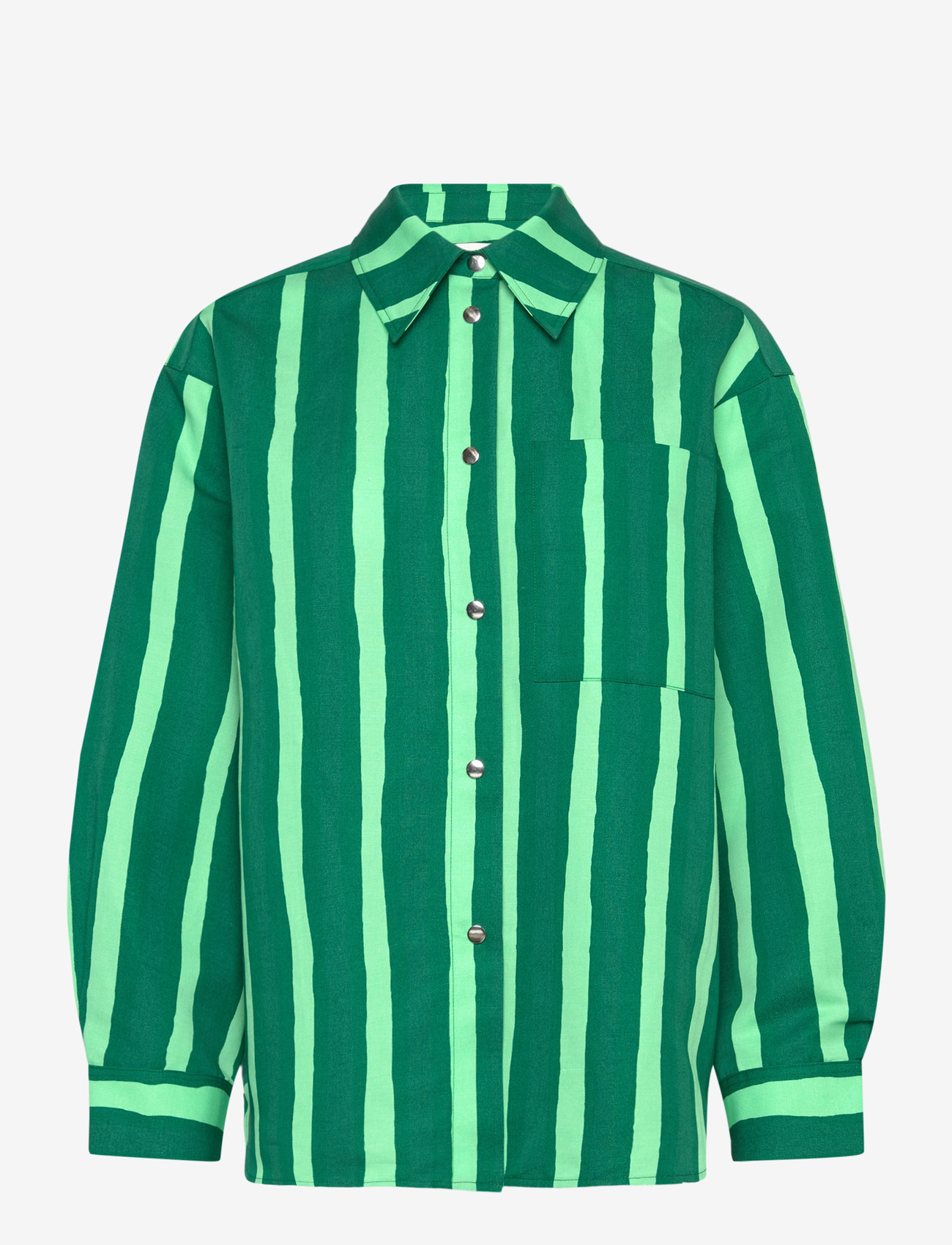 Marimekko - KOKOELMA PICCOLO - denim shirts - green, light green - 1