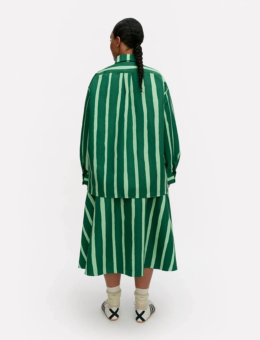 Marimekko - KOKOELMA PICCOLO - denim shirts - green, light green - 3
