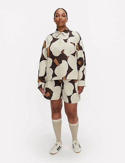 Marimekko PILKKOA UNIKKO - Jakker - LIGHT BEIGE, BLACK, BROWN / beige
