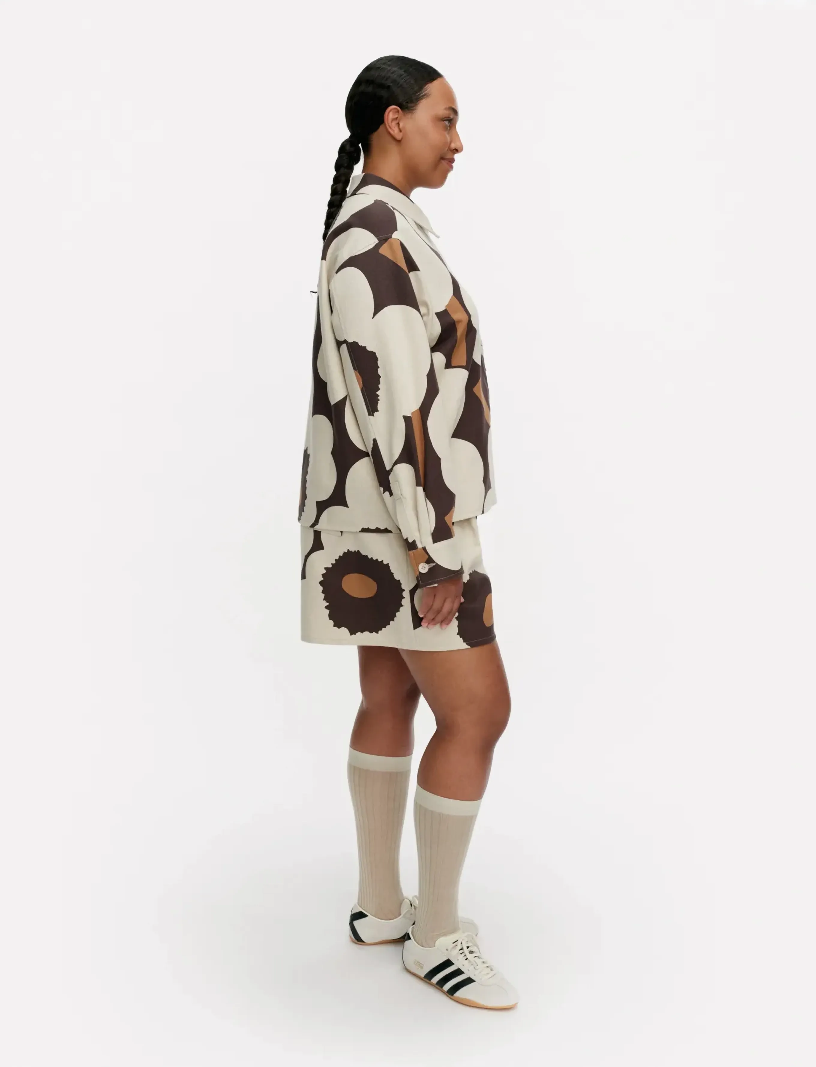 Marimekko - PILKKOA UNIKKO - tunna jackor - light beige, black, brown - 4
