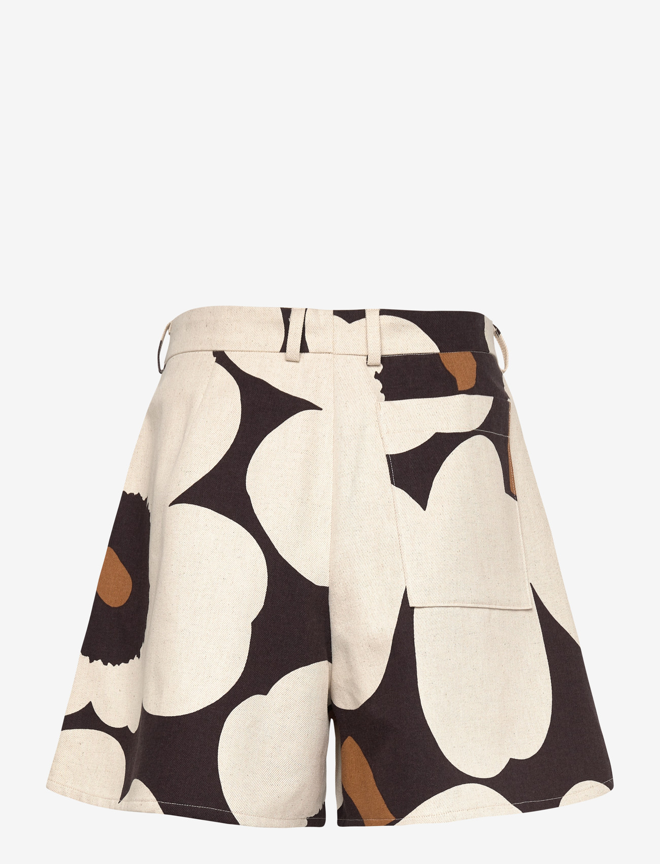 Marimekko - PRUUKAT UNIKKO - lininiai šortai - light beige, black, brown - 2