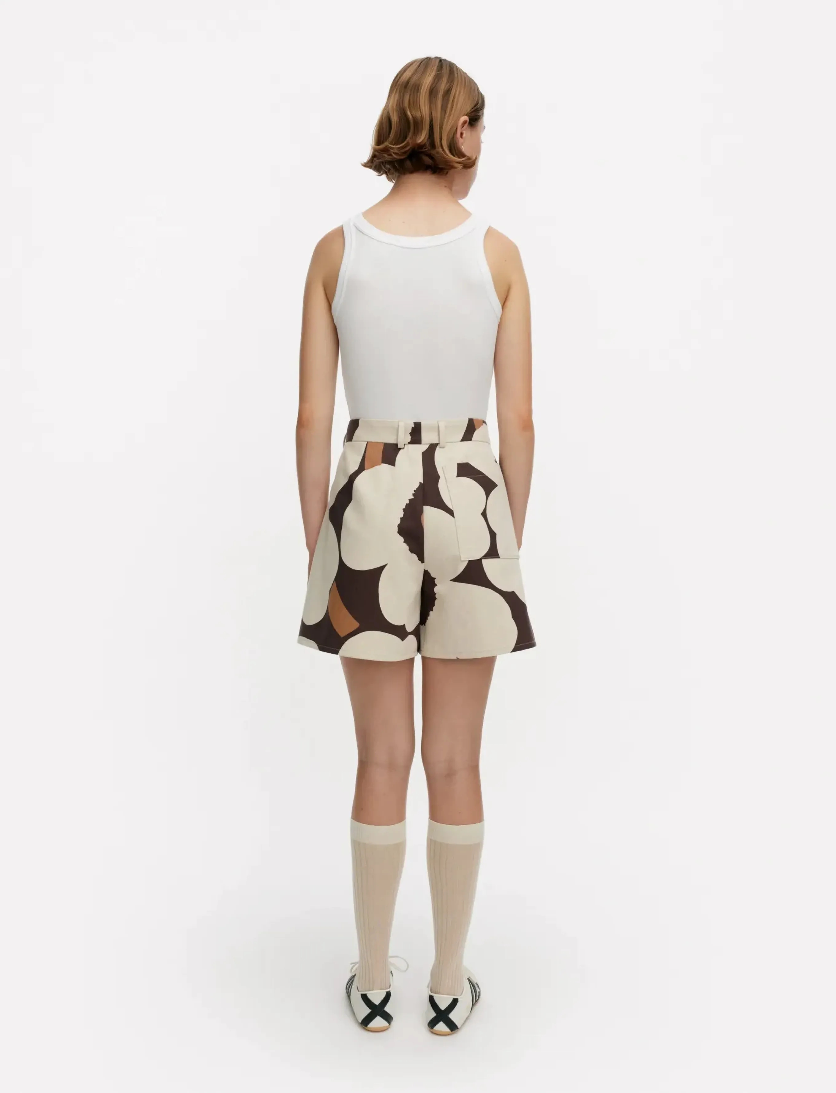 Marimekko - PRUUKAT UNIKKO - shorts - light beige, black, brown - 3