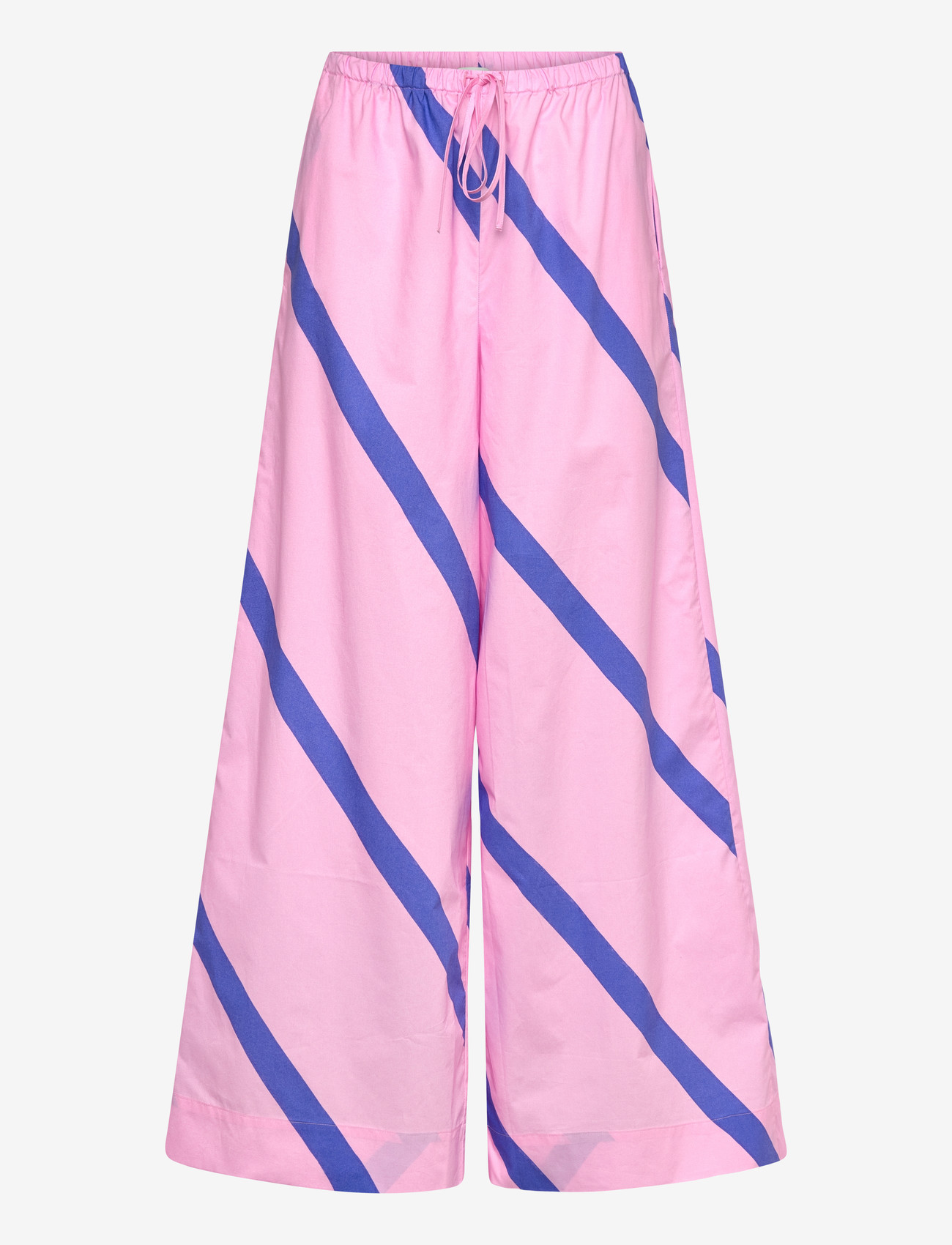Marimekko - PUOTI BASSO - hosen mit weitem bein - blue, pink - 1