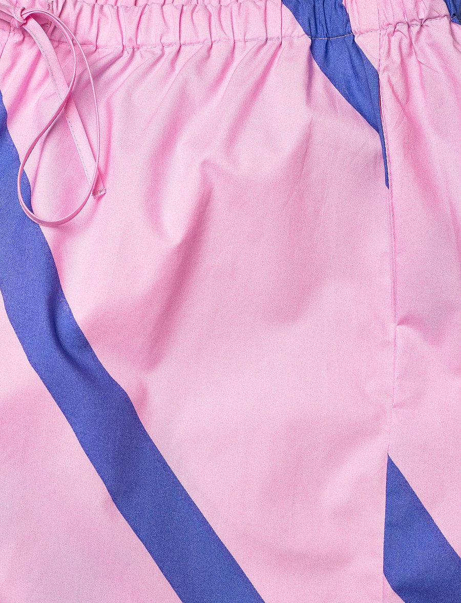 Marimekko - PUOTI BASSO - buxur með víðum skálmum - blue, pink - 5
