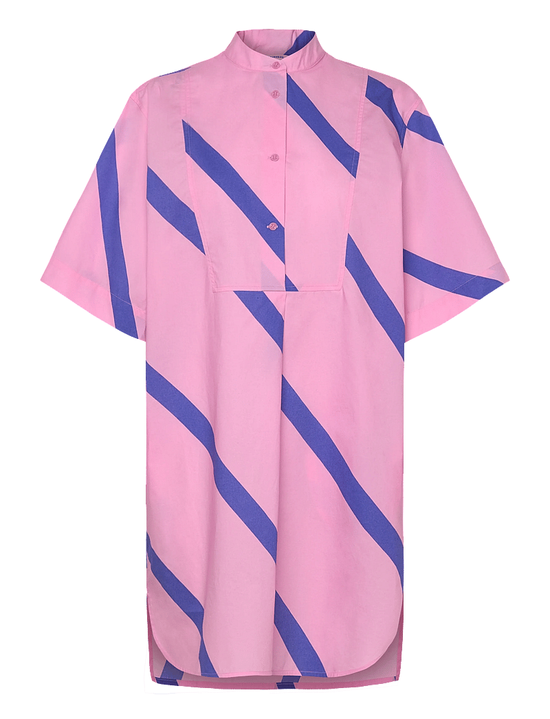 Marimekko - PIHALLA BASSO - midi-kleider - blue, pink - 1