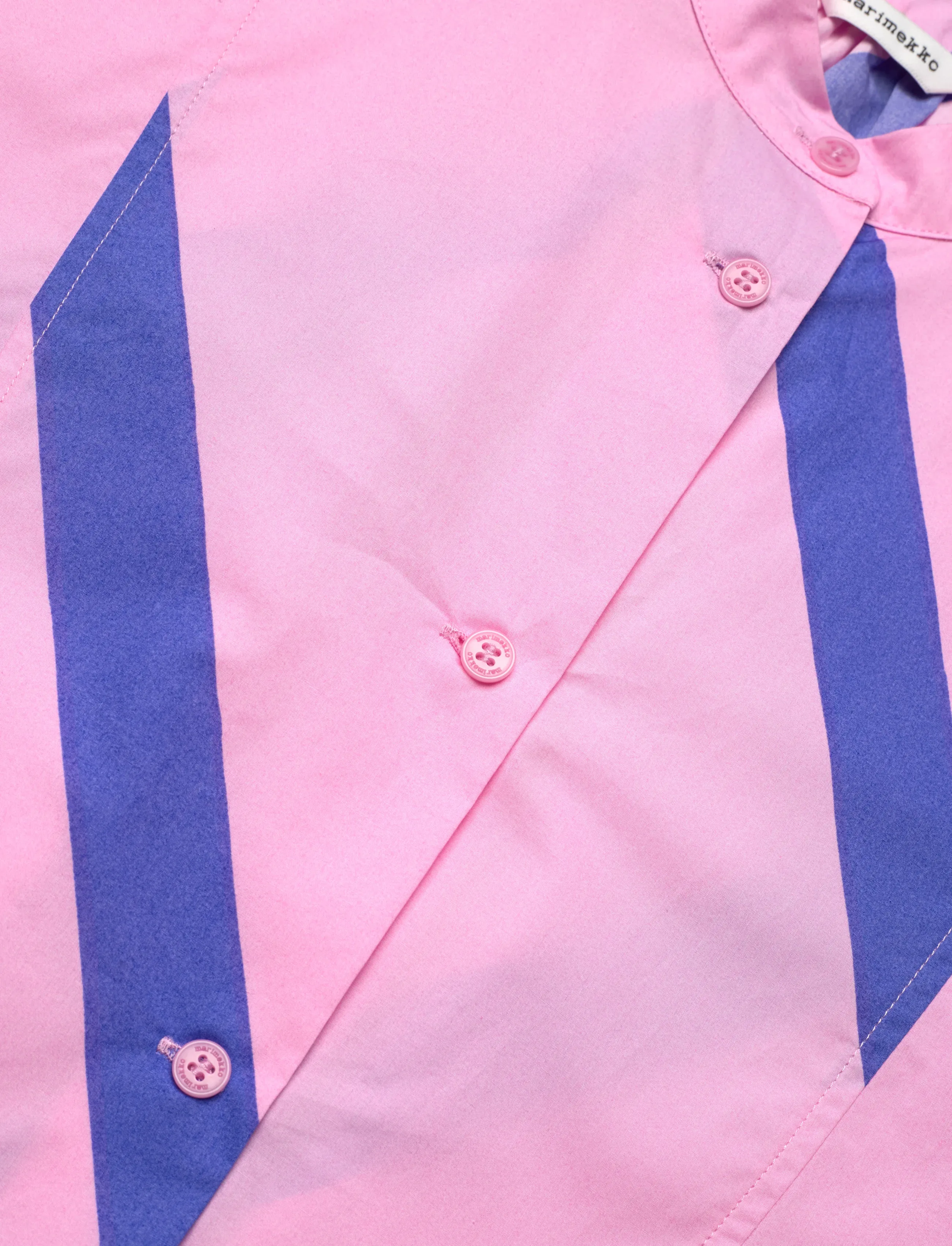 Marimekko - PIHALLA BASSO - midi-kleider - blue, pink - 5