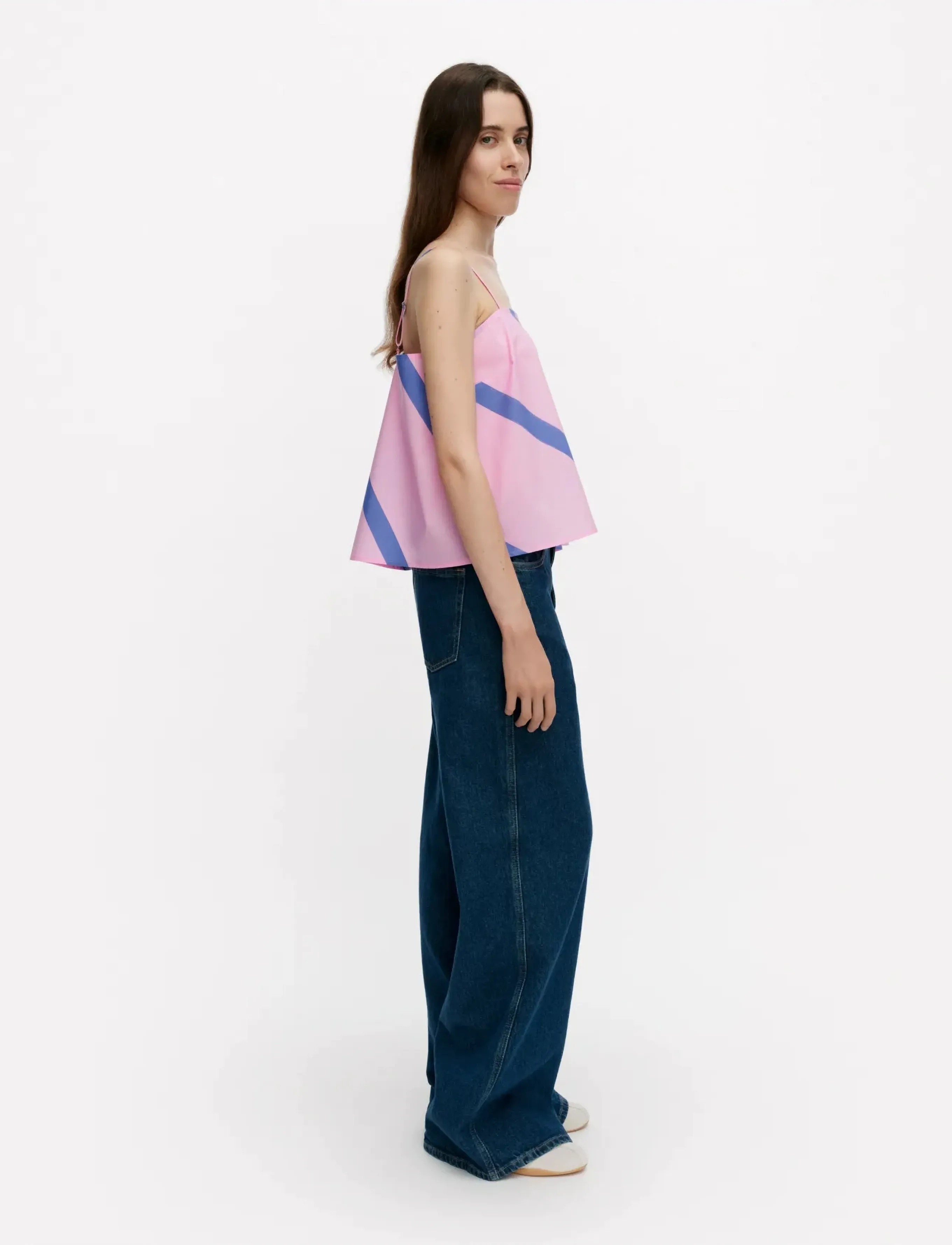 Marimekko - PUISTO BASSO - Ärmellose tops - blue, pink - 4