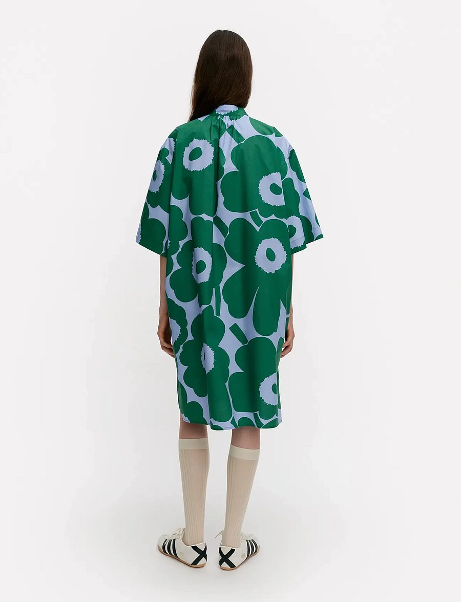 Marimekko - PIHALLA UNIKKO - midi-kleider - blue, green - 3
