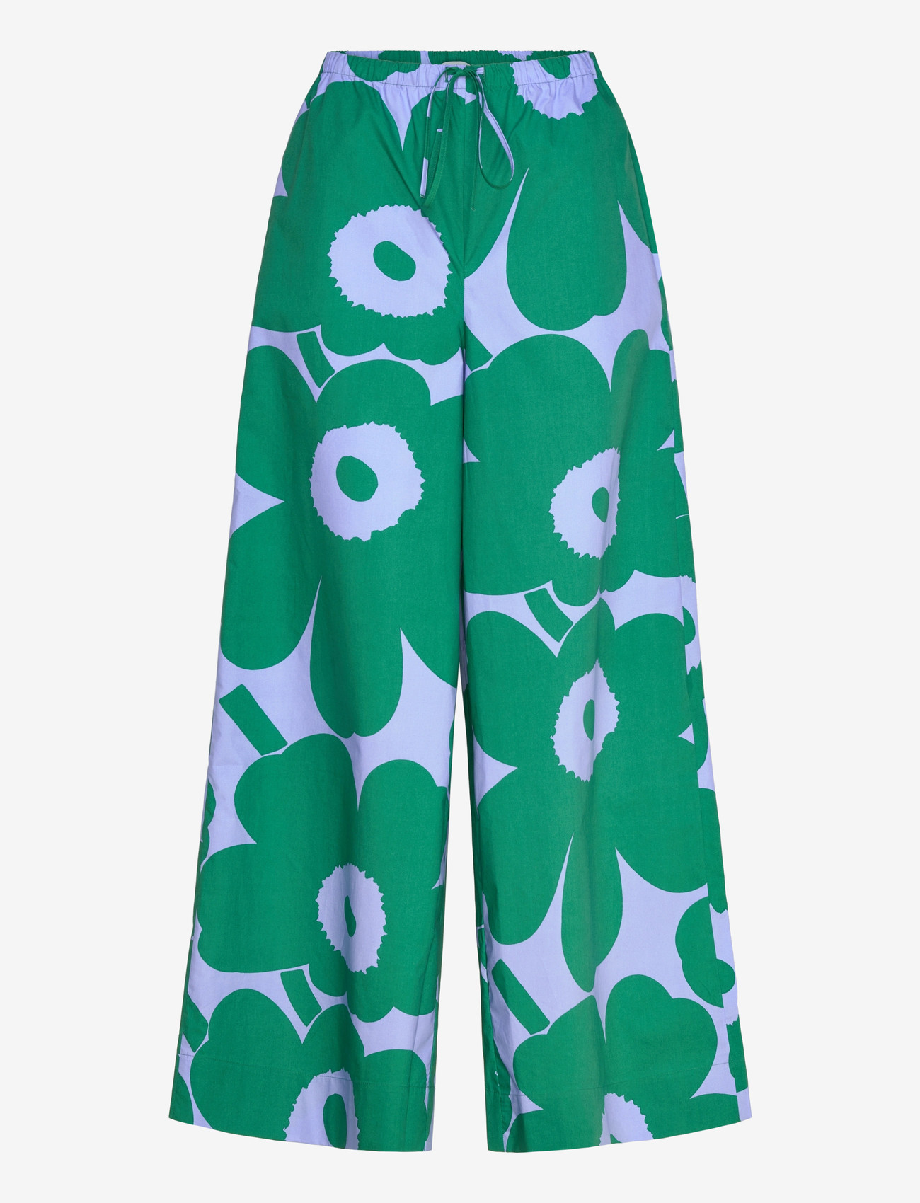 Marimekko - PUOTI UNIKKO - hosen mit weitem bein - blue, green - 1