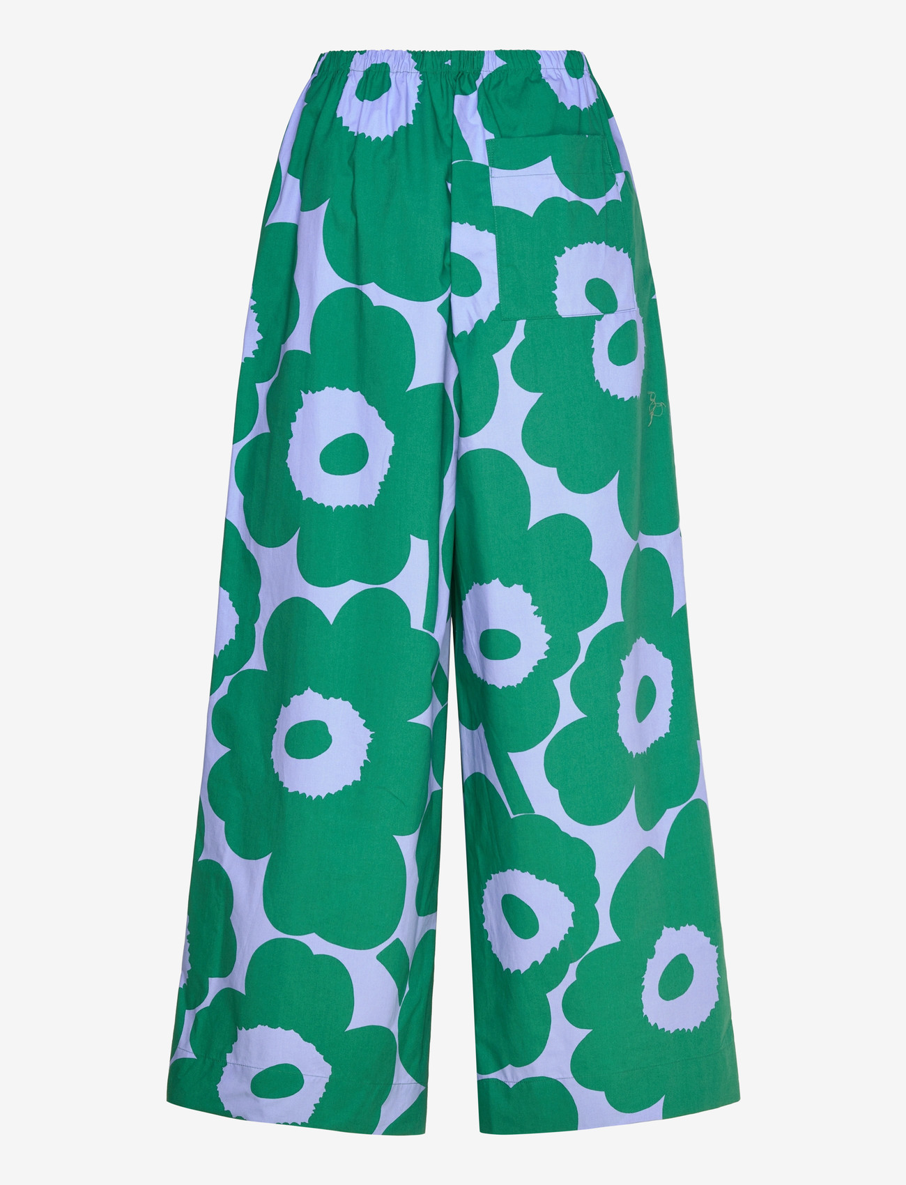 Marimekko - PUOTI UNIKKO - hosen mit weitem bein - blue, green - 2